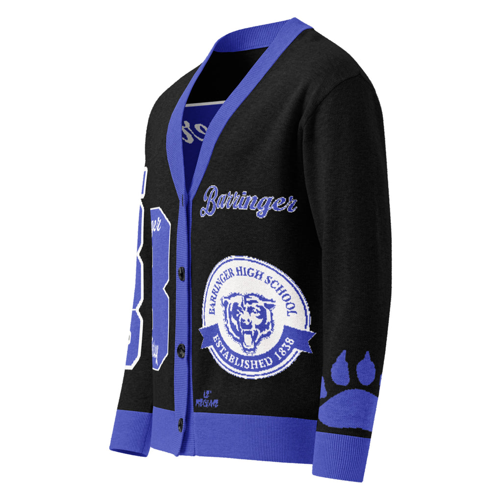 Barringer High School Letterman Knitted Cardigan