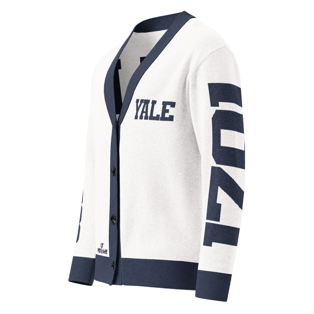 Yale University Retro Varsity Knitted Cardigan