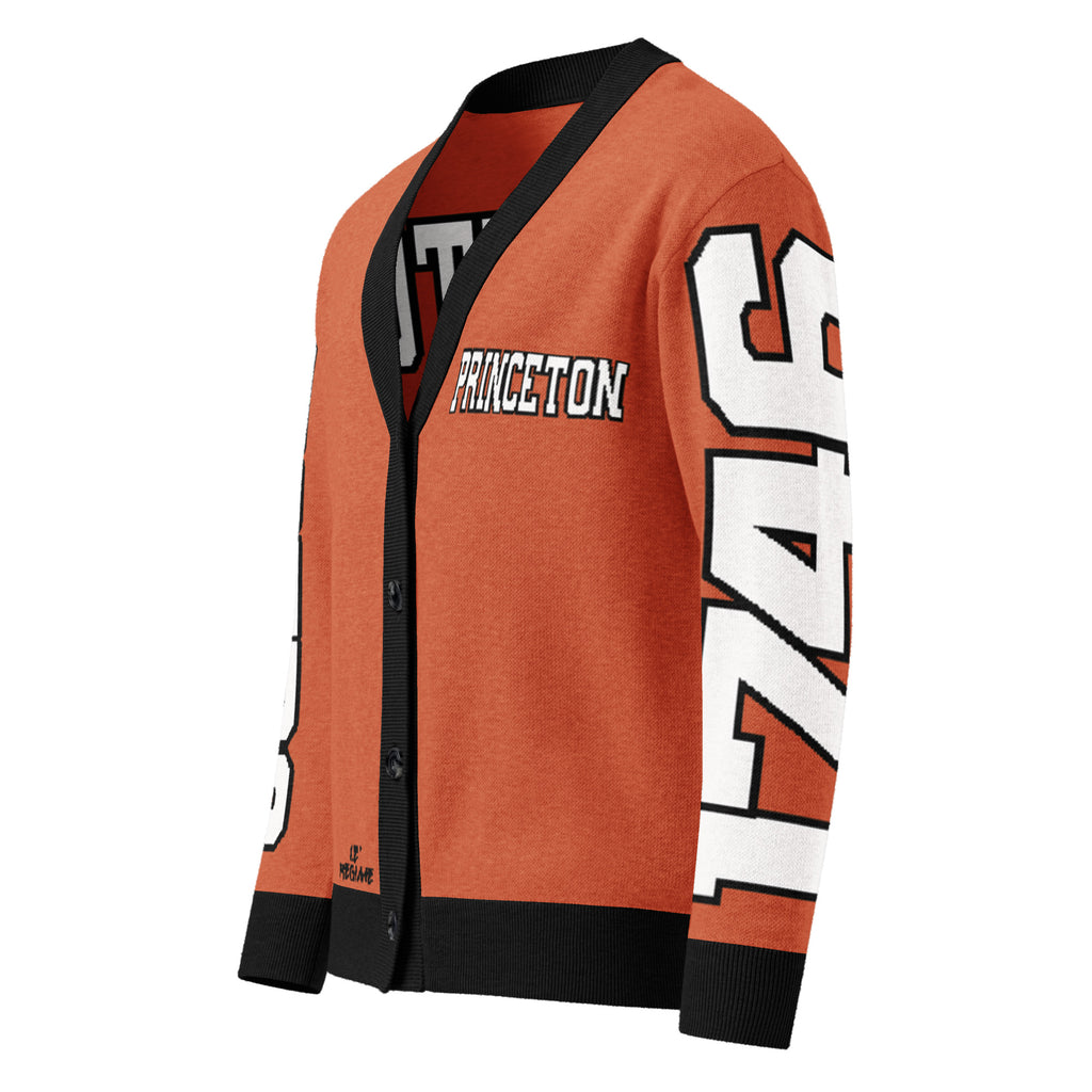 Princeton University Retro Varsity Knitted Cardigan