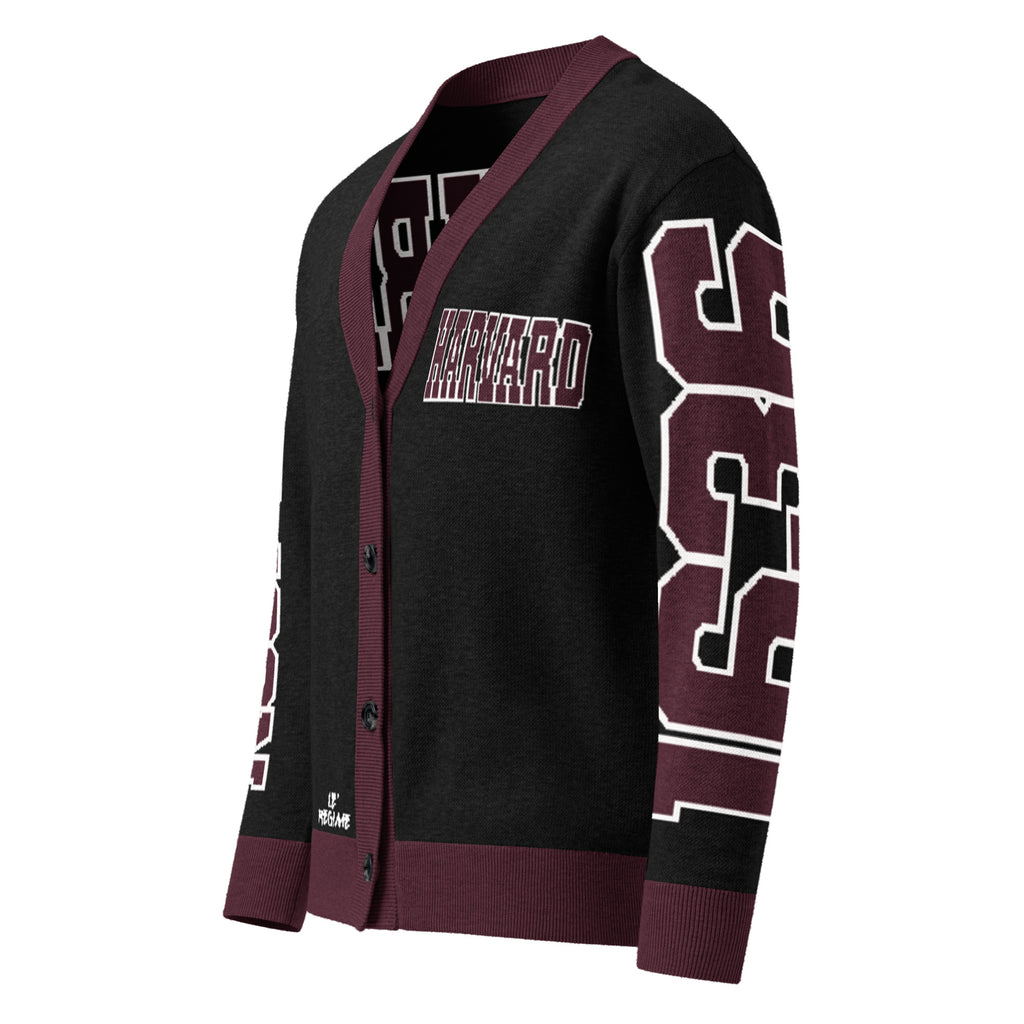 Harvard University Retro Varsity Knitted Cardigan