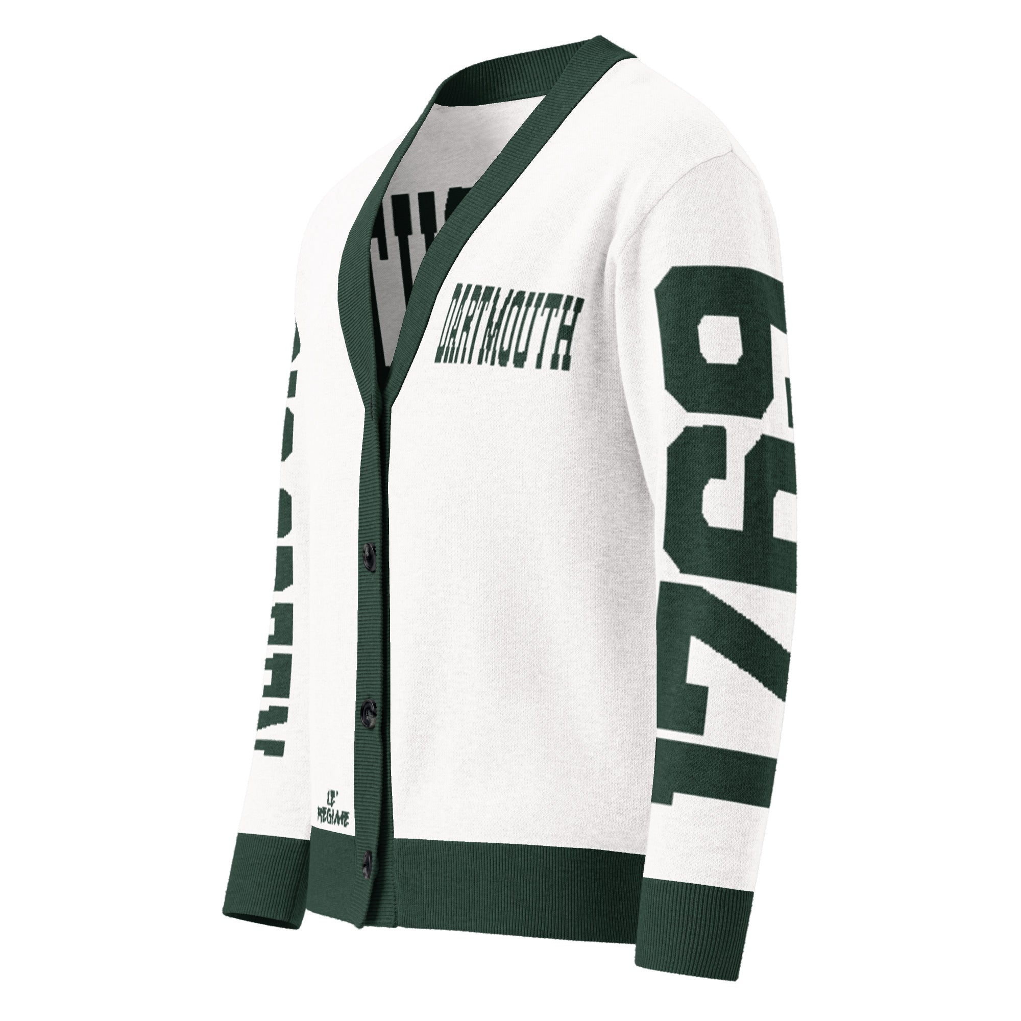 Dartmouth College Retro Varsity Knitted Cardigan