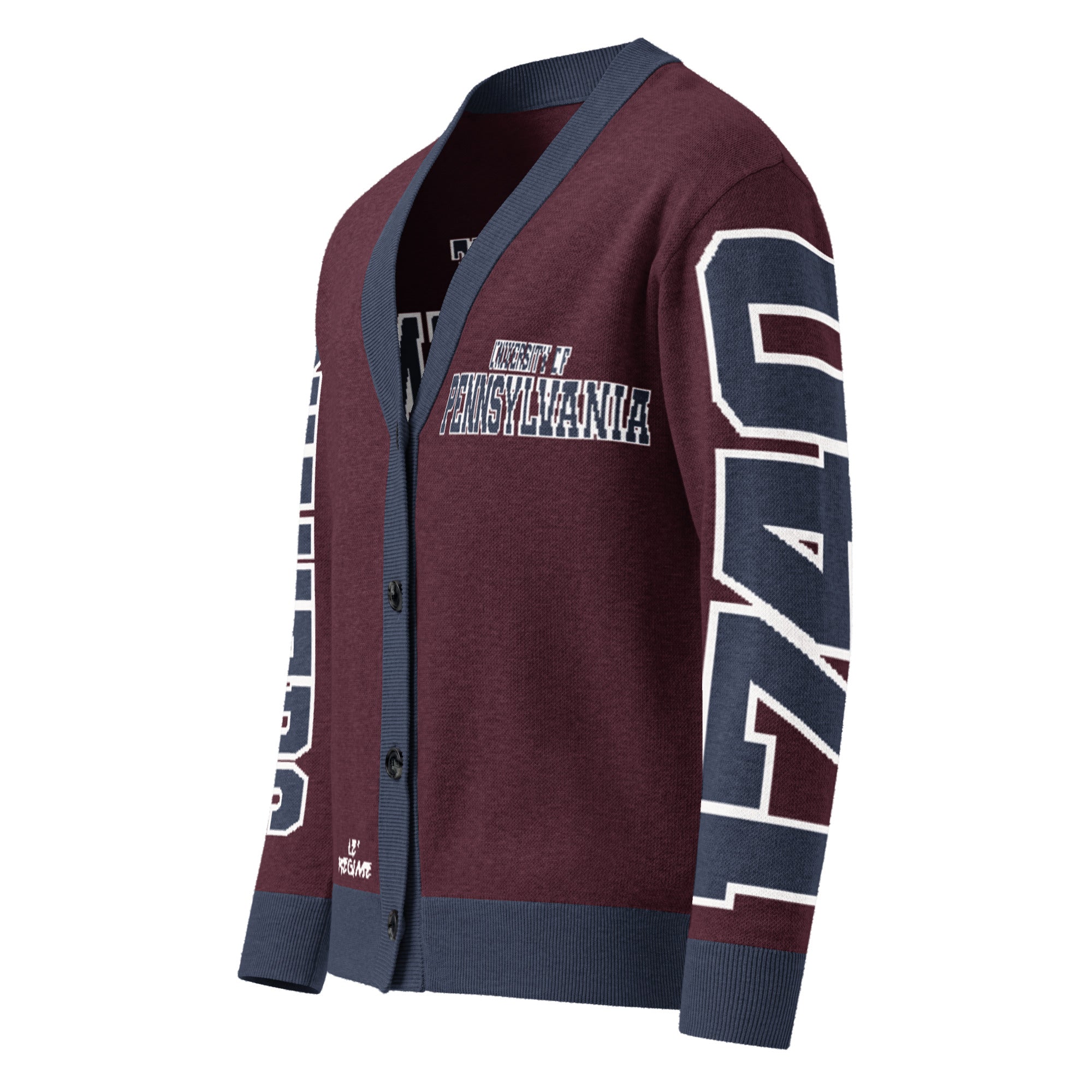 University of Pennsylvania Retro Varsity Knitted Cardigan