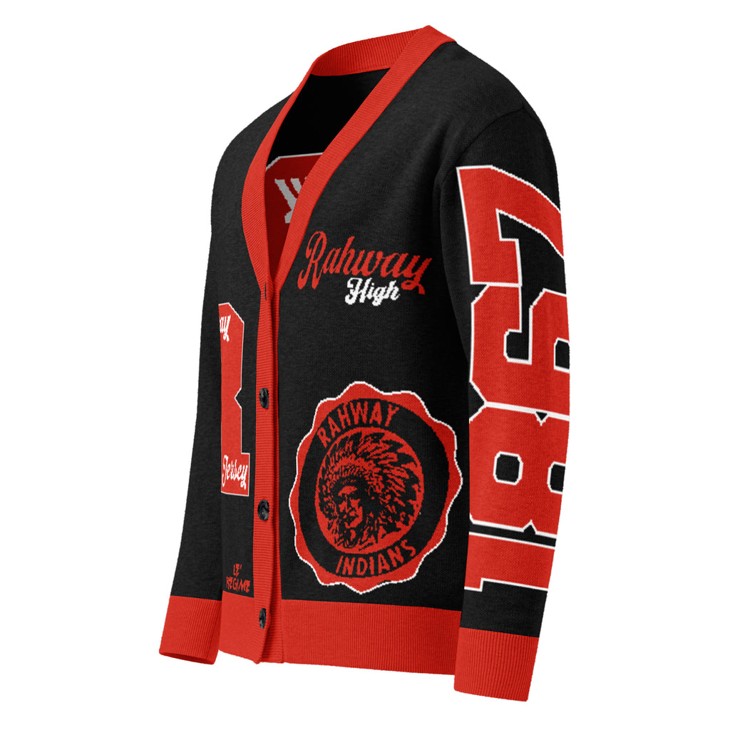 Rahway High (NJ) Letterman Knitted Cardigan