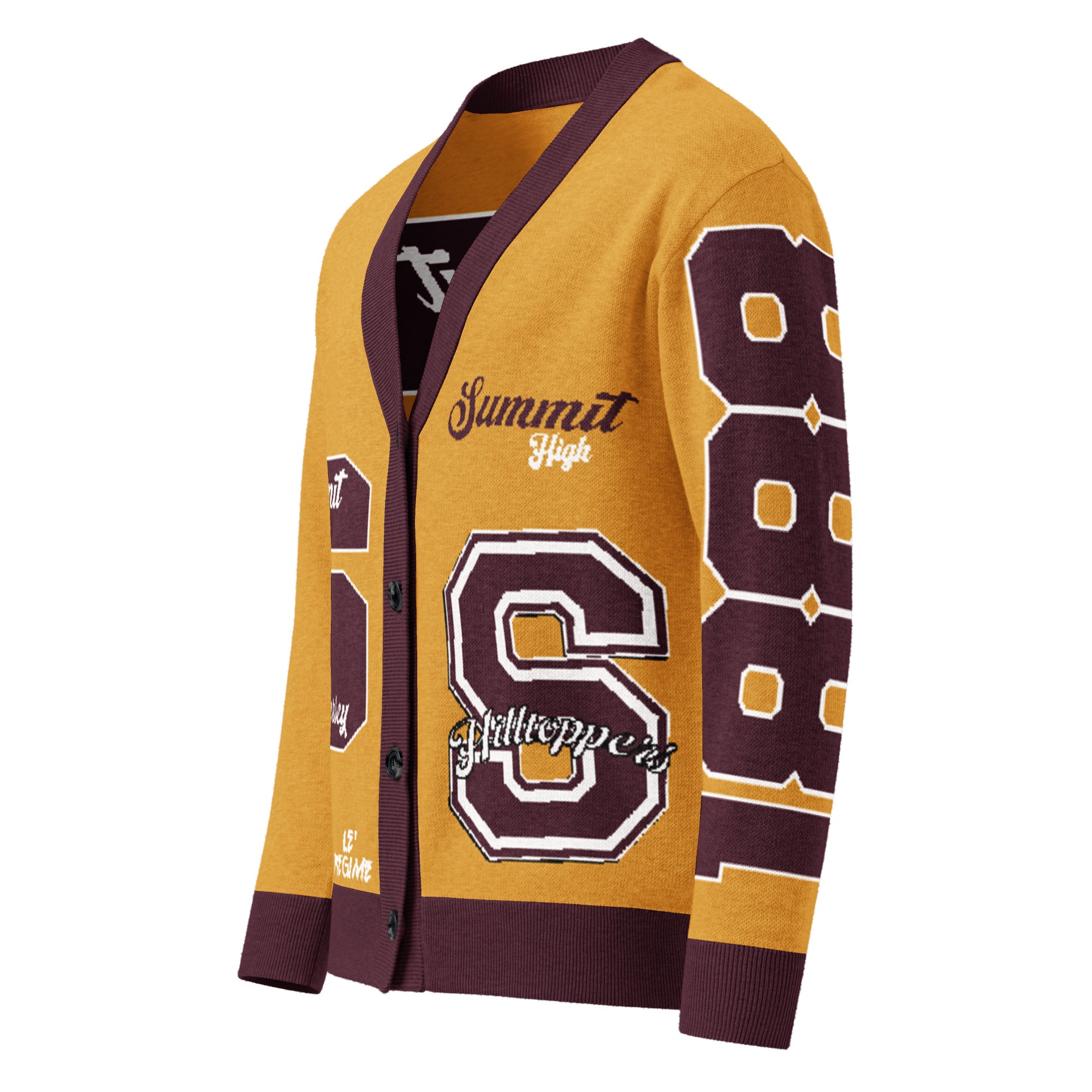 Summit High School (NJ) Letterman Knitted Cardigan