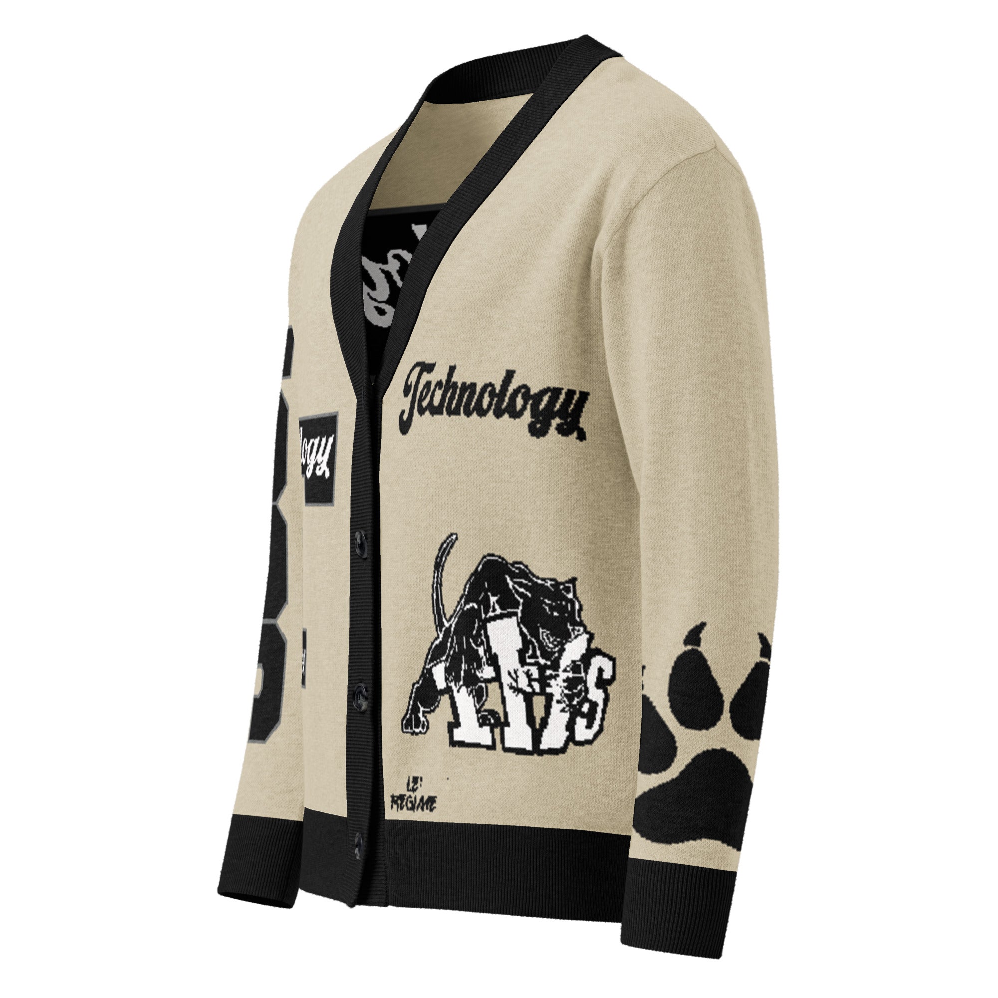 Technology High School (NJ) Letterman Knitted Cardigan
