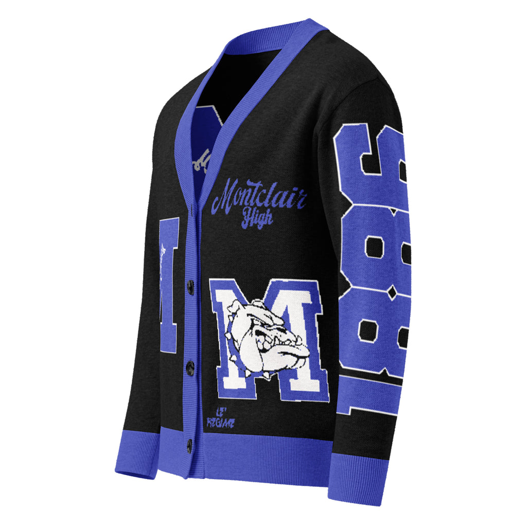 Montclair High (NJ) Letterman Knitted Cardigan