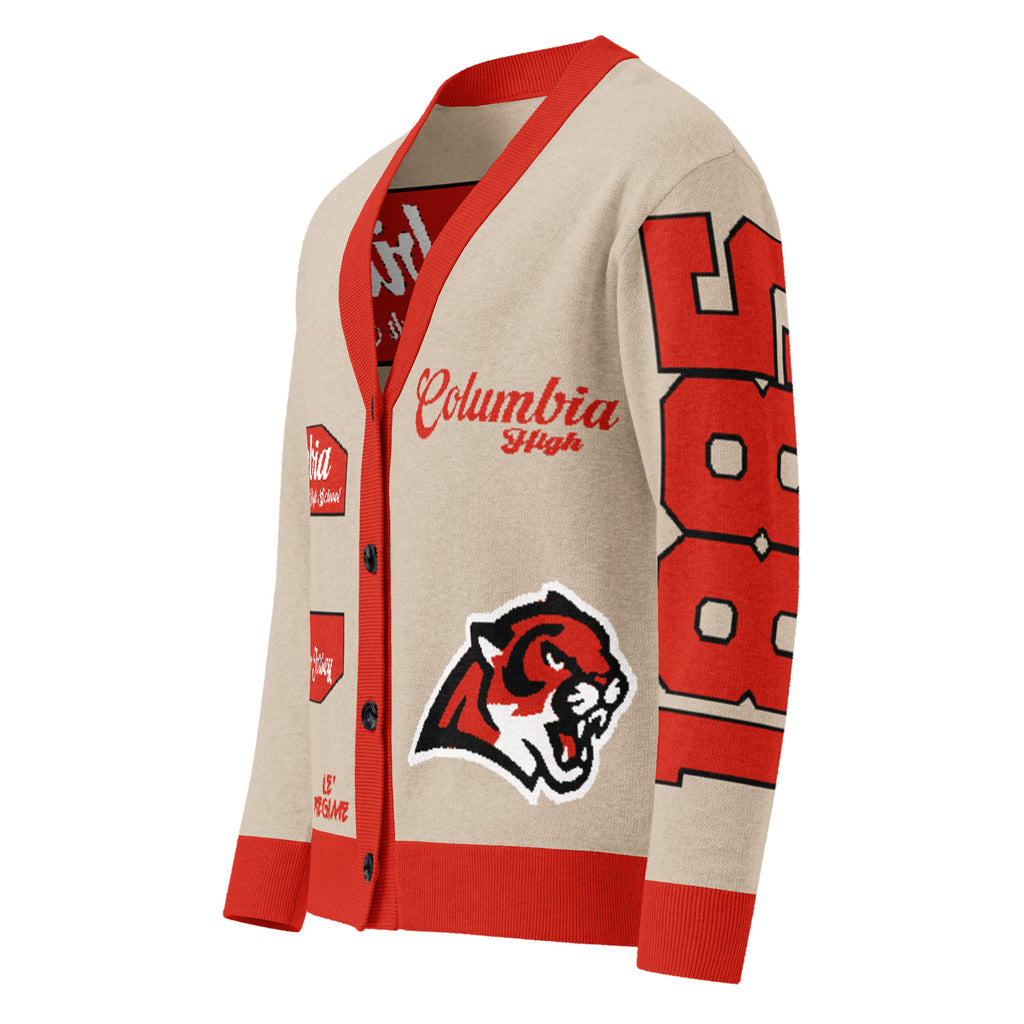 Columbia High (Maplewood, NJ) Letterman Knitted Cardigan