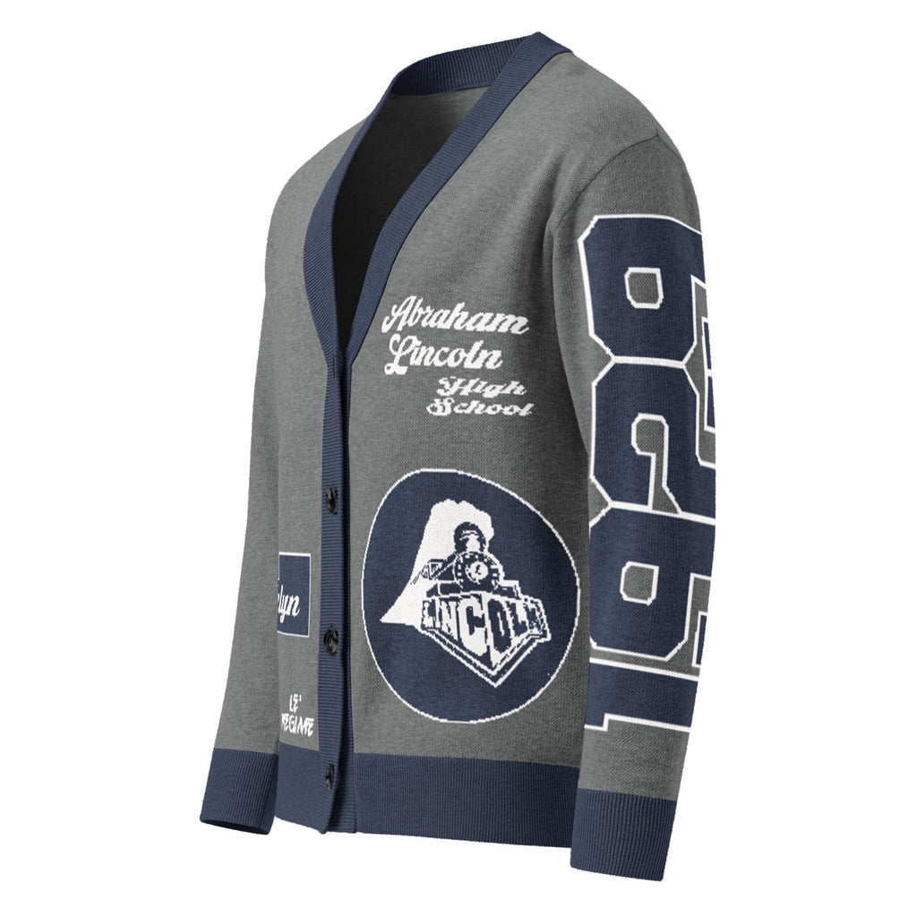 Abraham Lincoln High School (Brooklyn) Letterman Knitted Cardigan