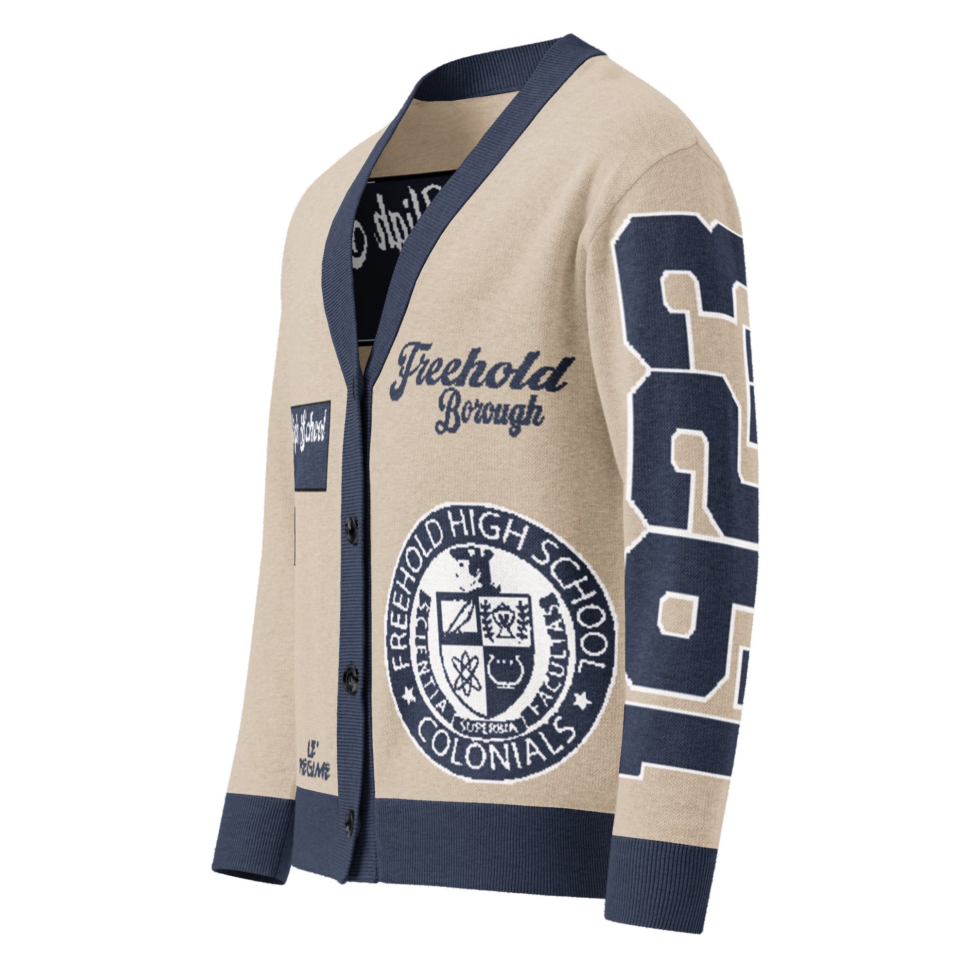 Freehold Boro Letterman Knitted Cardigan