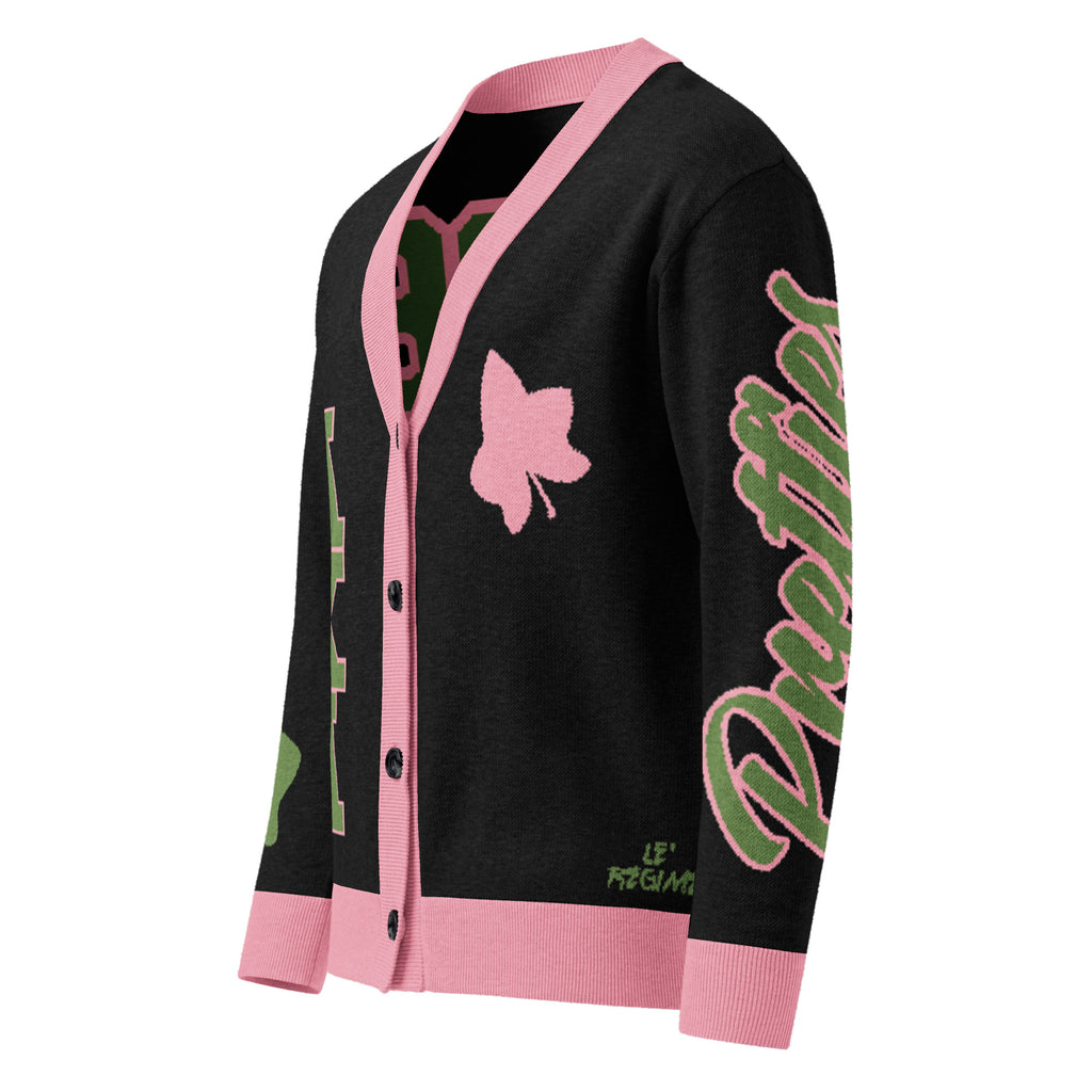 Alpha Kappa Alpha Knitted Cardigan