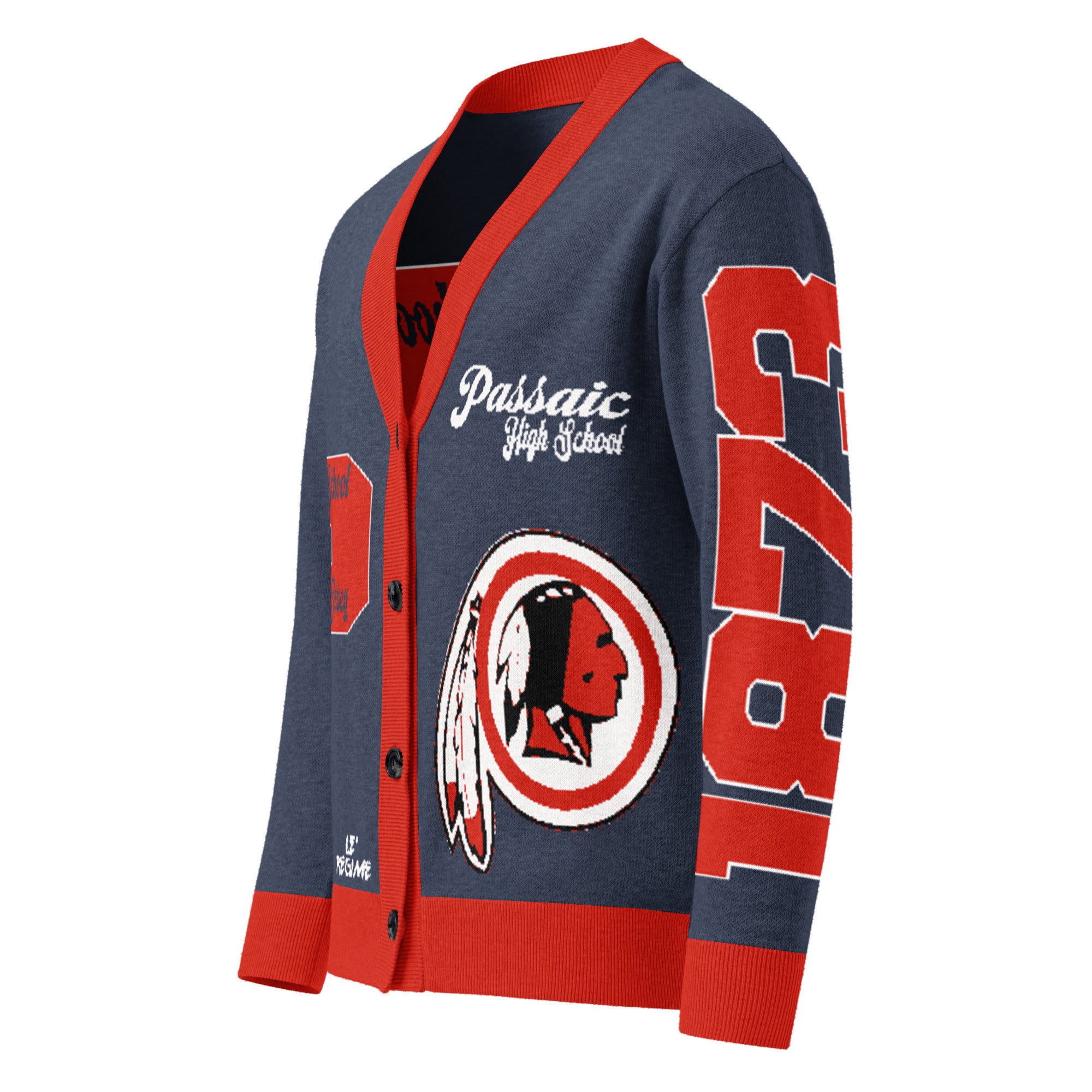 Passaic High School (NJ) Letterman Knitted Cardigan
