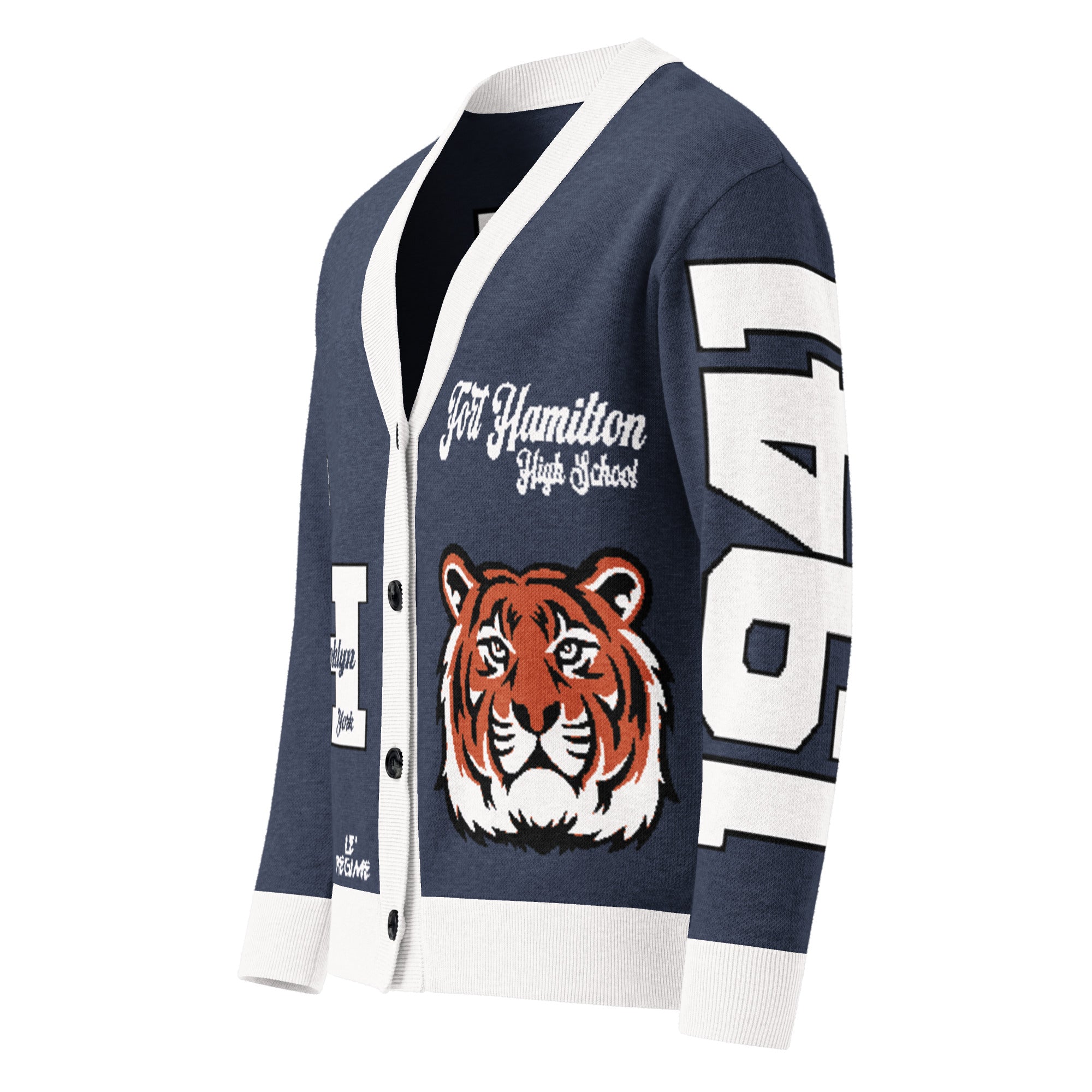 Fort Hamilton High School (Brooklyn) Letterman Knitted Cardigan