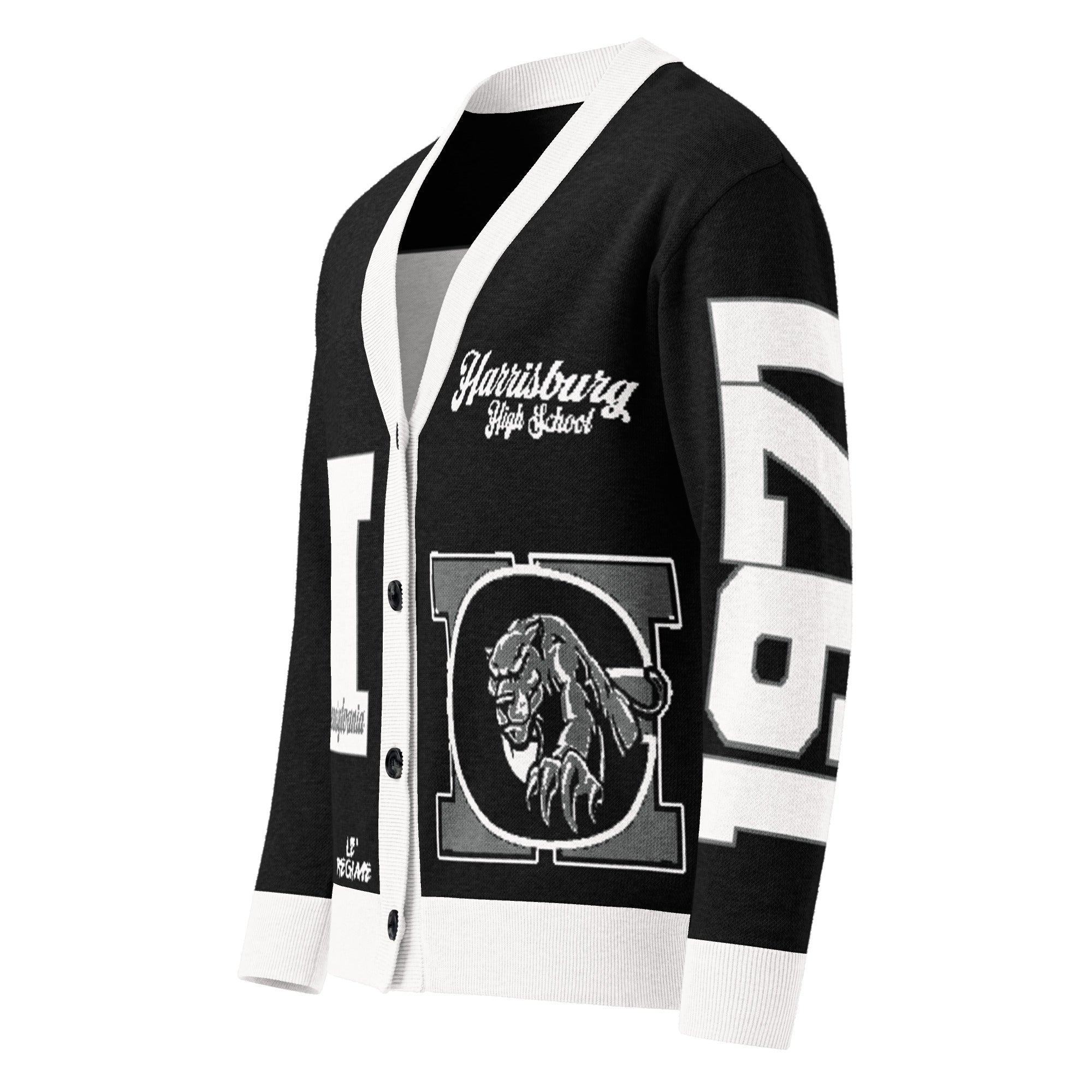 Harrisburg High School (PA) Letterman Knitted Cardigan