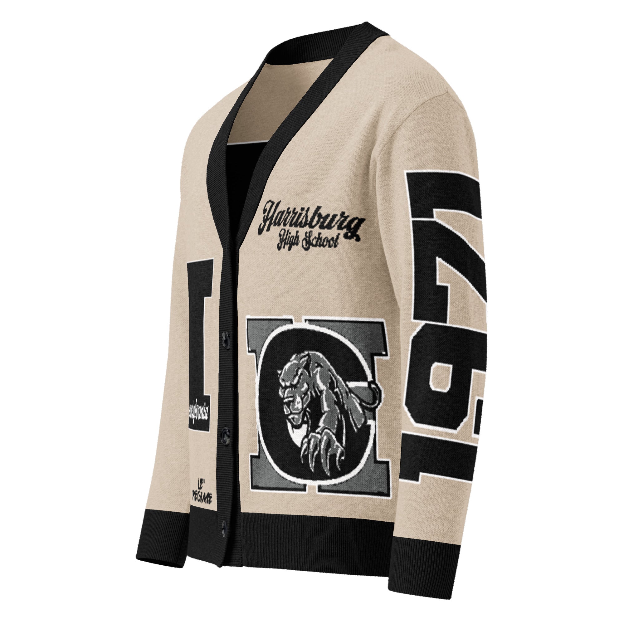 Harrisburg High School (PA) Letterman Knitted Cardigan