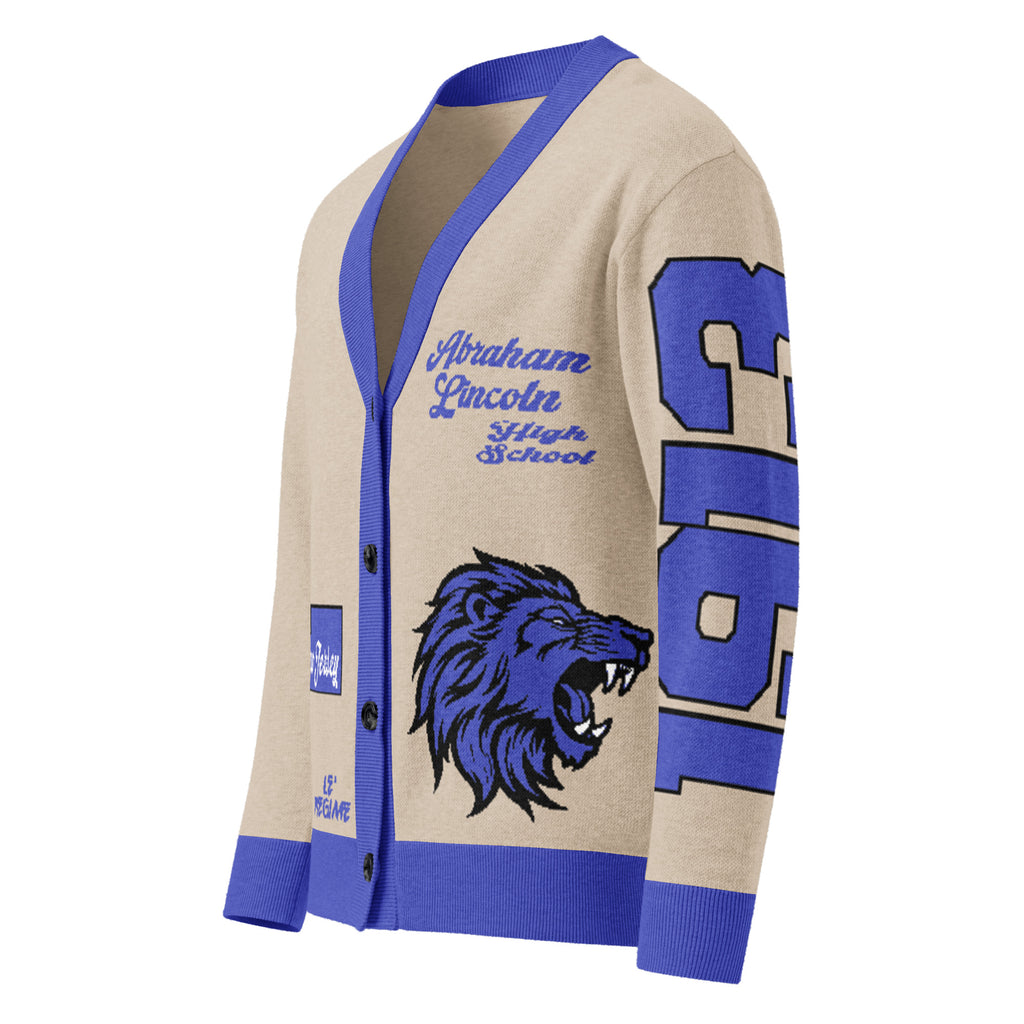 Lincoln High School (NJ) Letterman Knitted Cardigan