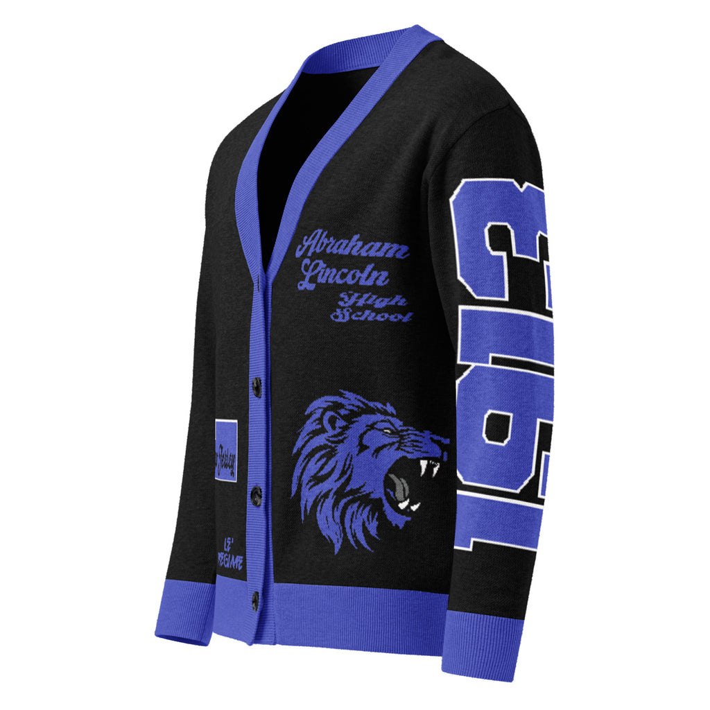 Lincoln High School (NJ) Letterman Knitted Cardigan