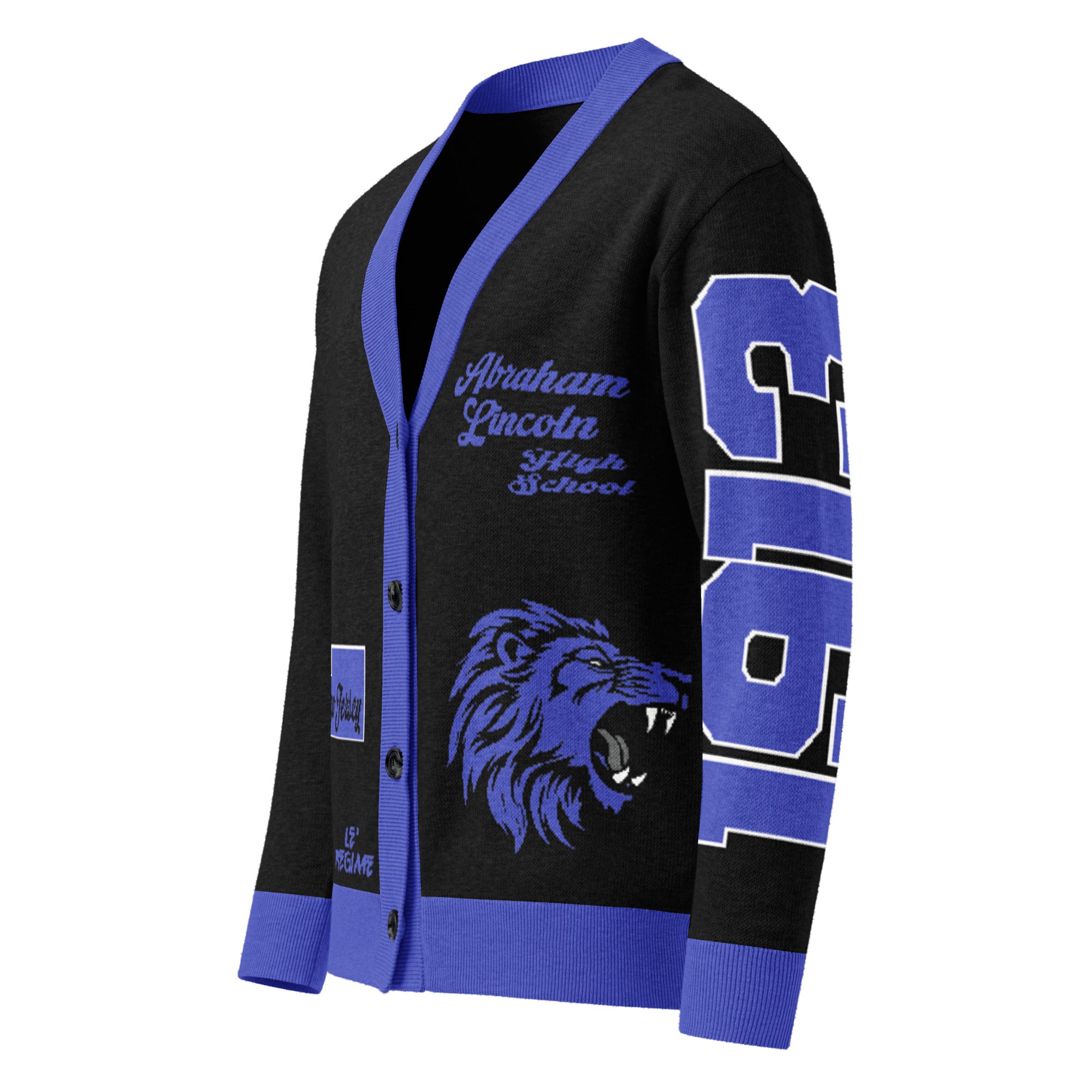Lincoln High School (NJ) Letterman Knitted Cardigan