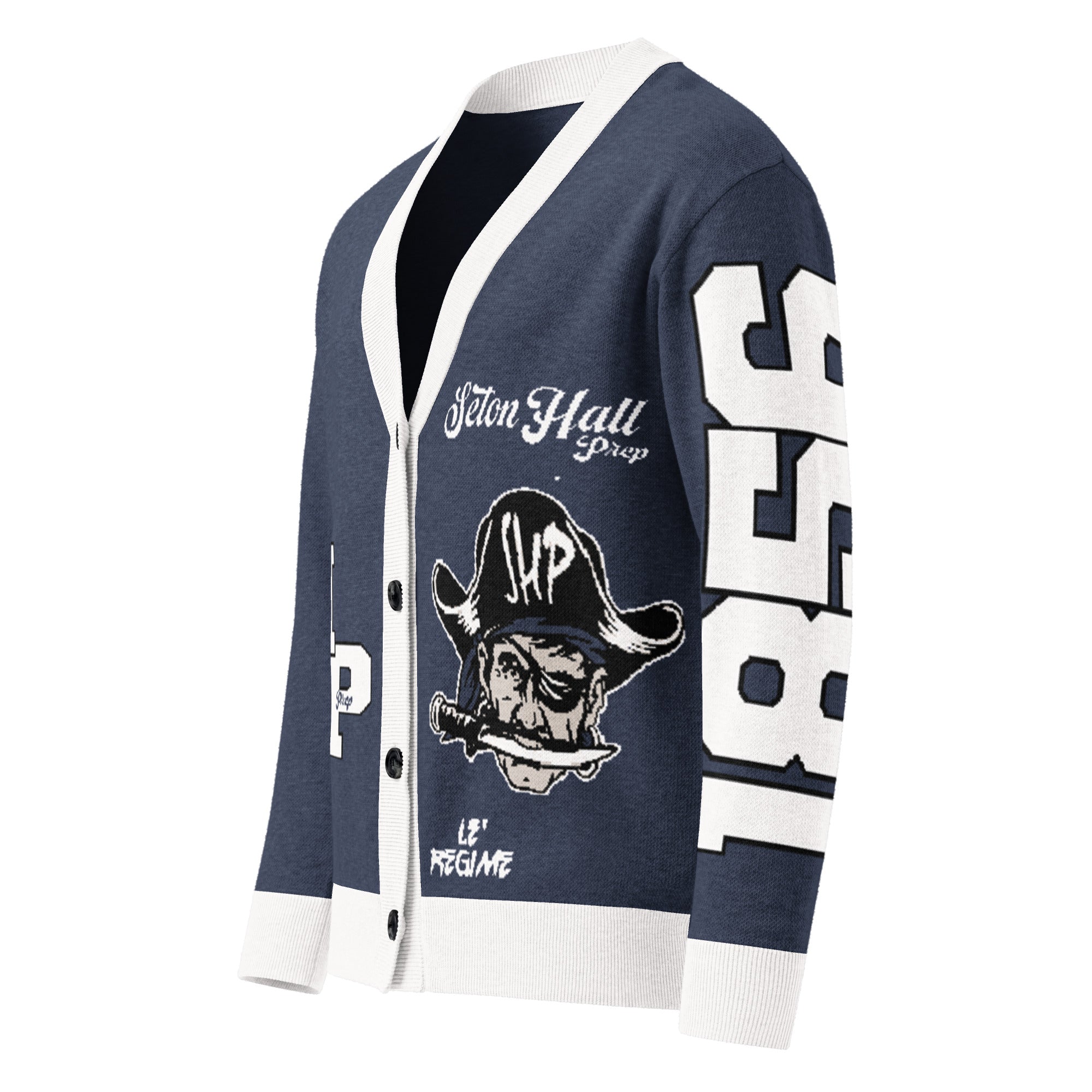 Seton Hall Prep Letterman Knitted Cardigan