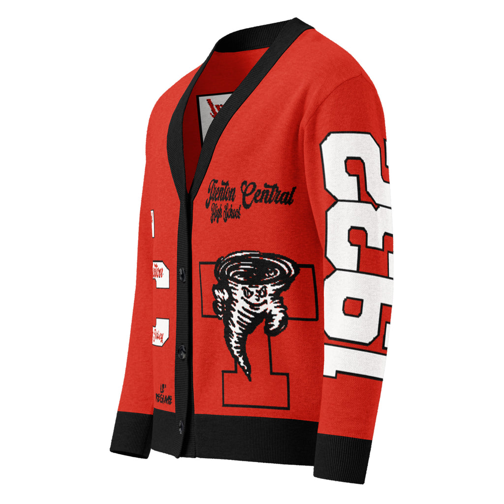 Trenton Central (NJ) Letterman Knitted Cardigan