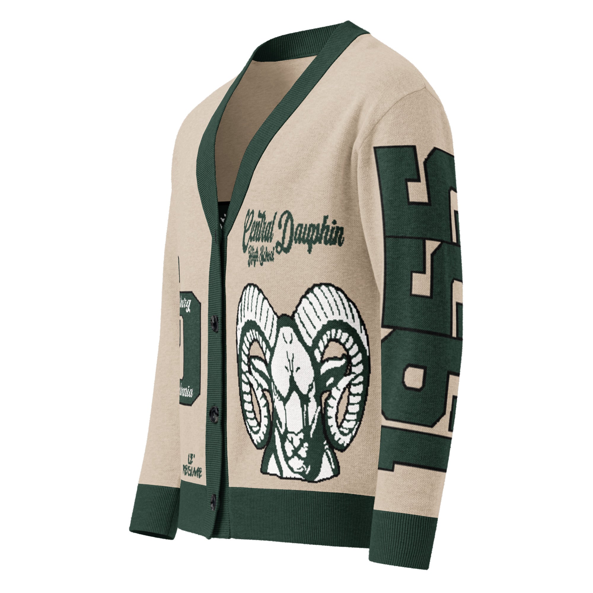 Central Dauphin High School (PA) Letterman Knitted Cardigan