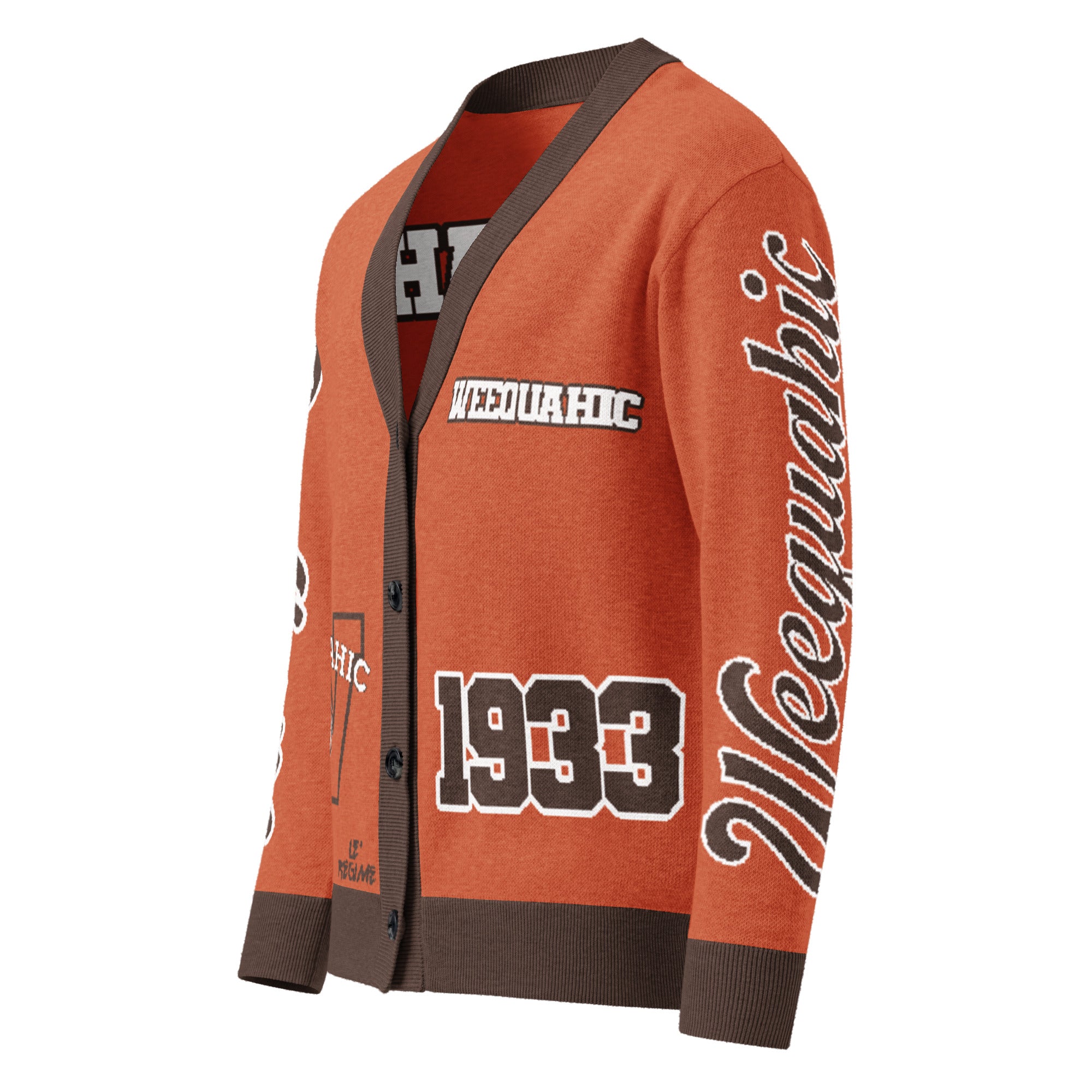 Weequahic High School x School Spirit Knitted Cardigan