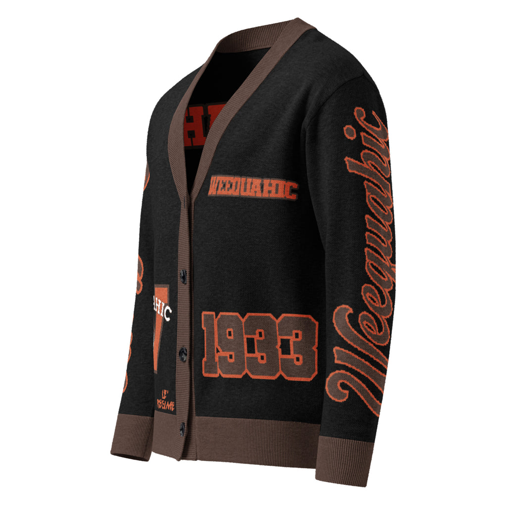Weequahic High School x School Spirit Knitted Cardigan