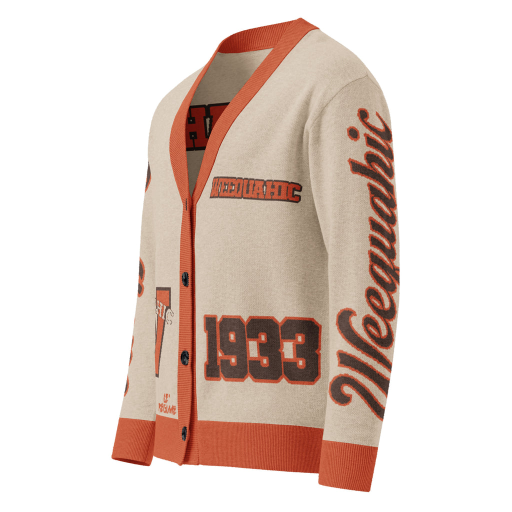 Weequahic High School x School Spirit Knitted Cardigan