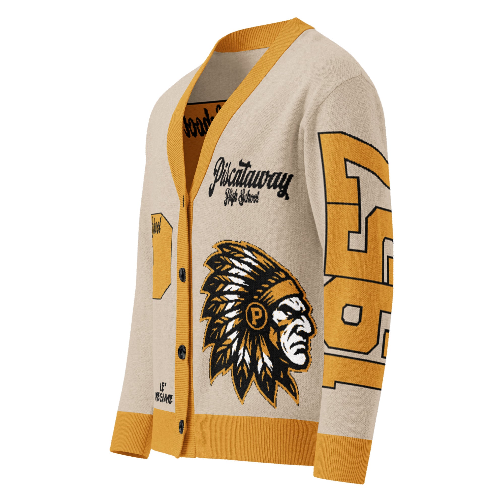 Piscataway High (NJ) Letterman Knitted Cardigan