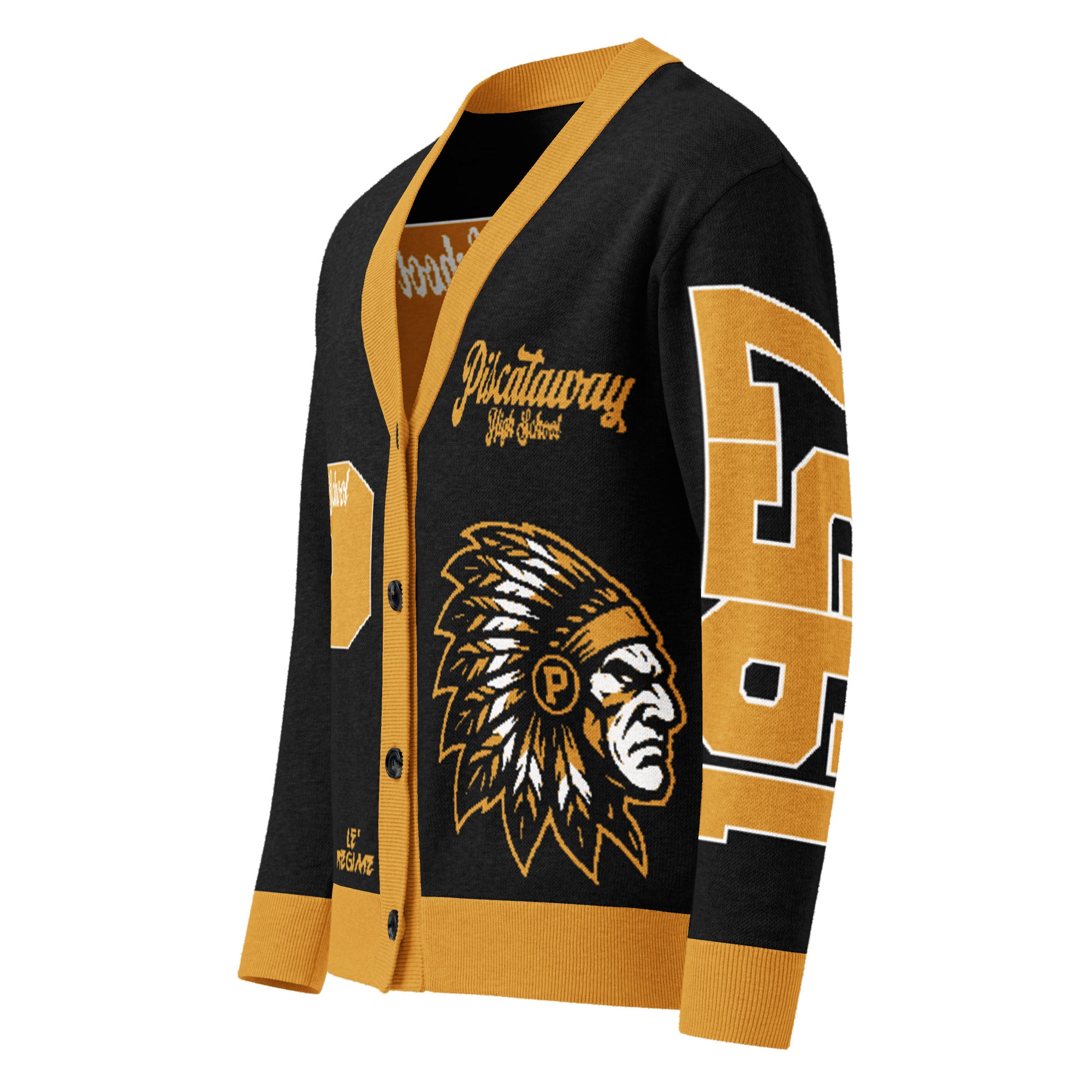Piscataway High (NJ) Letterman Knitted Cardigan