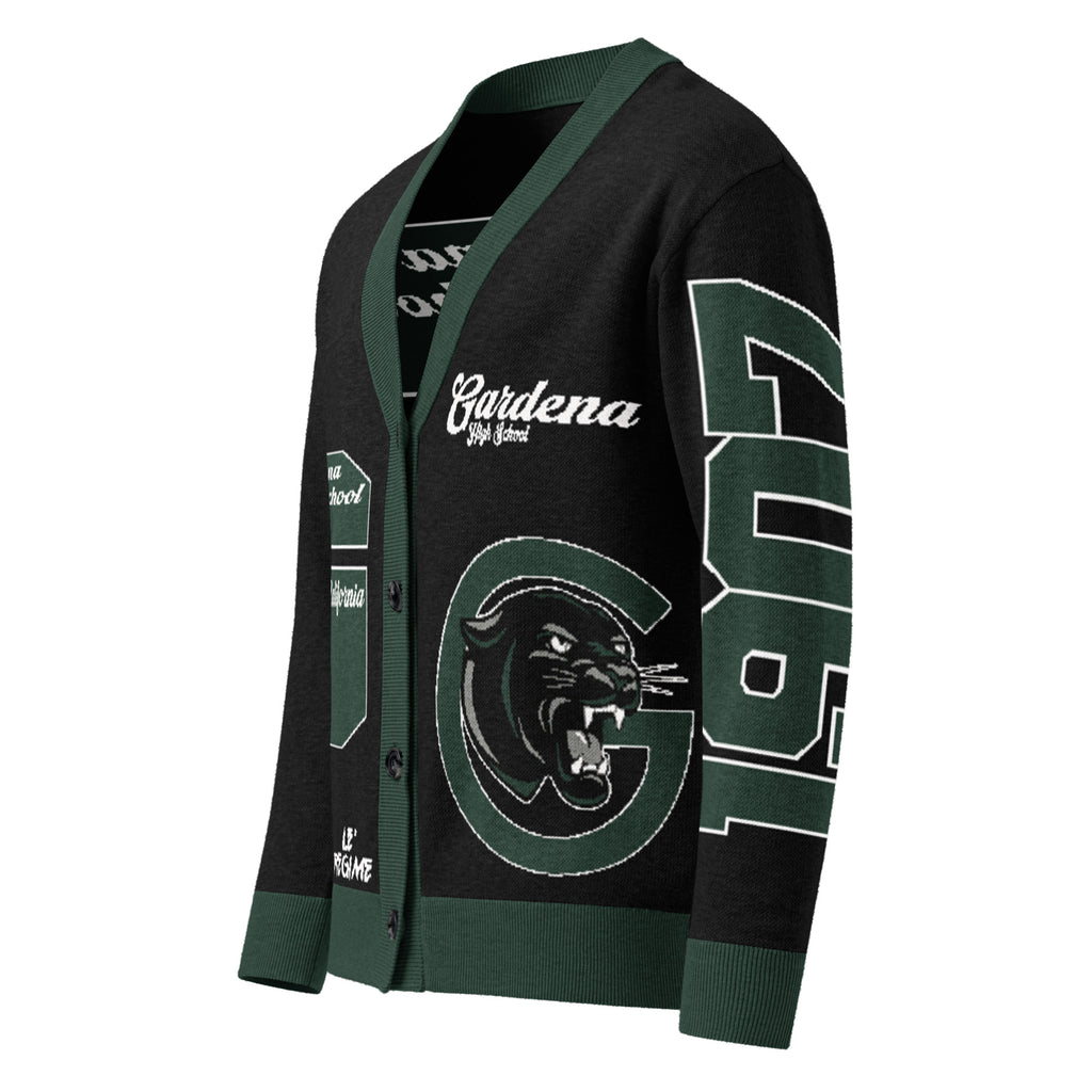 Gardena High (CA) Letterman Knitted Cardigan