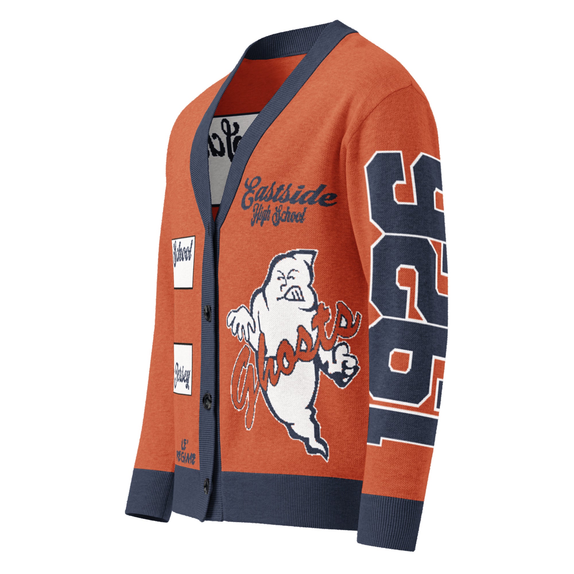 Eastside High School (Paterson, NJ) Letterman Knitted Cardigan