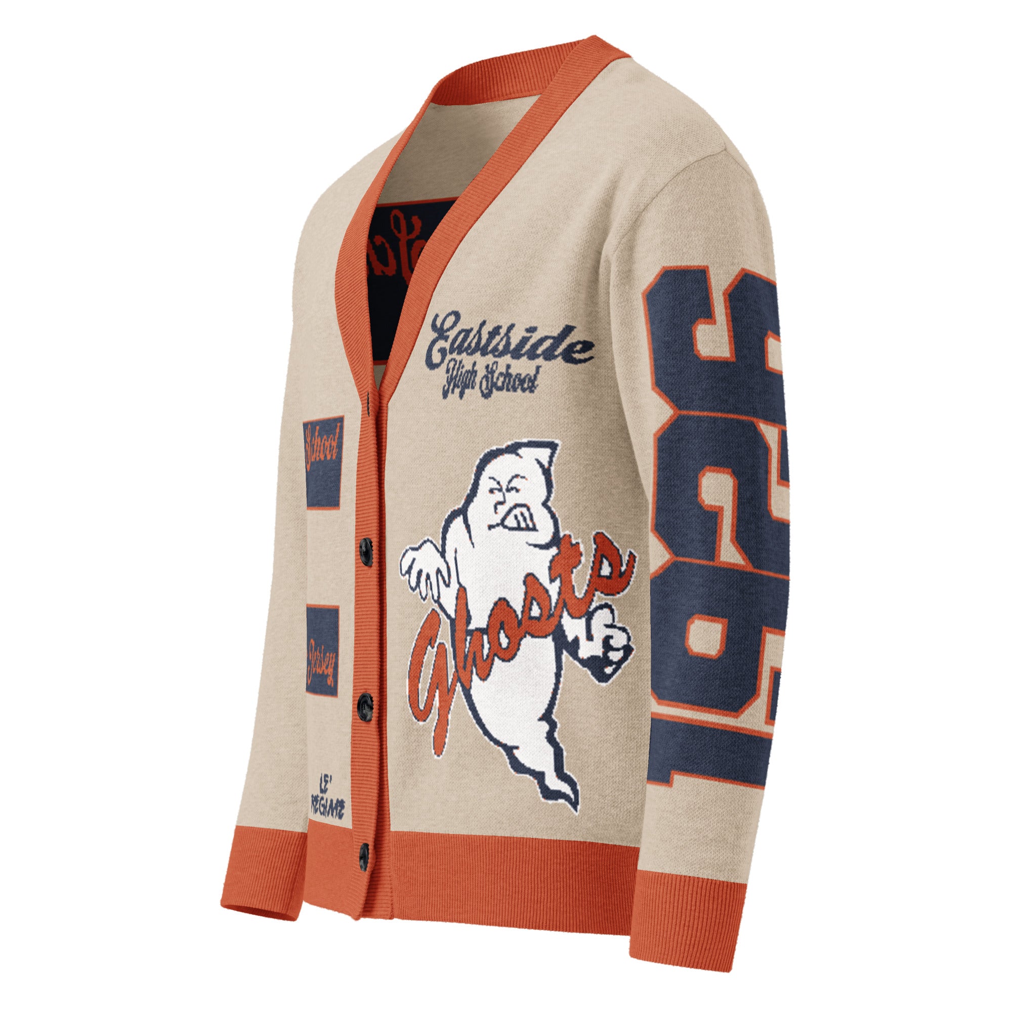Eastside High School (Paterson, NJ) Letterman Knitted Cardigan