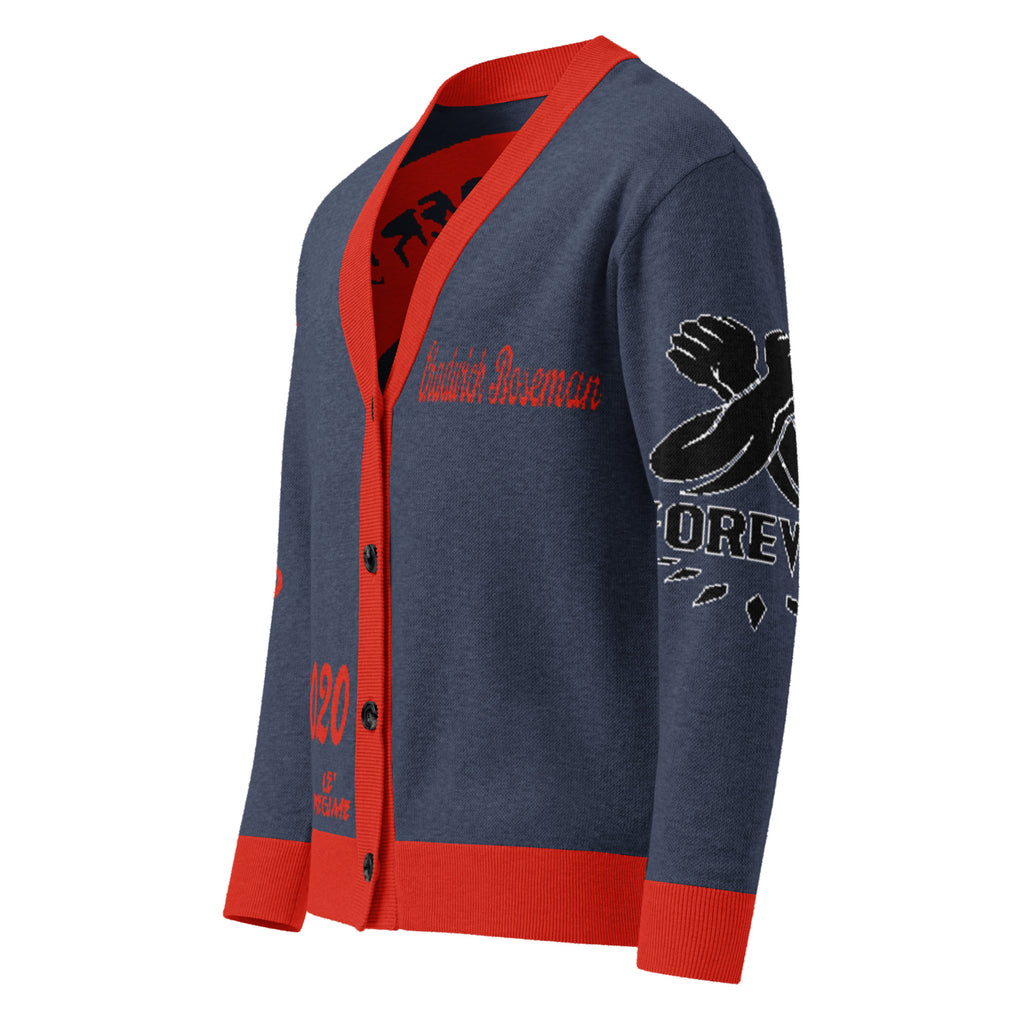 Chadwick Boseman Knitted Cardigan