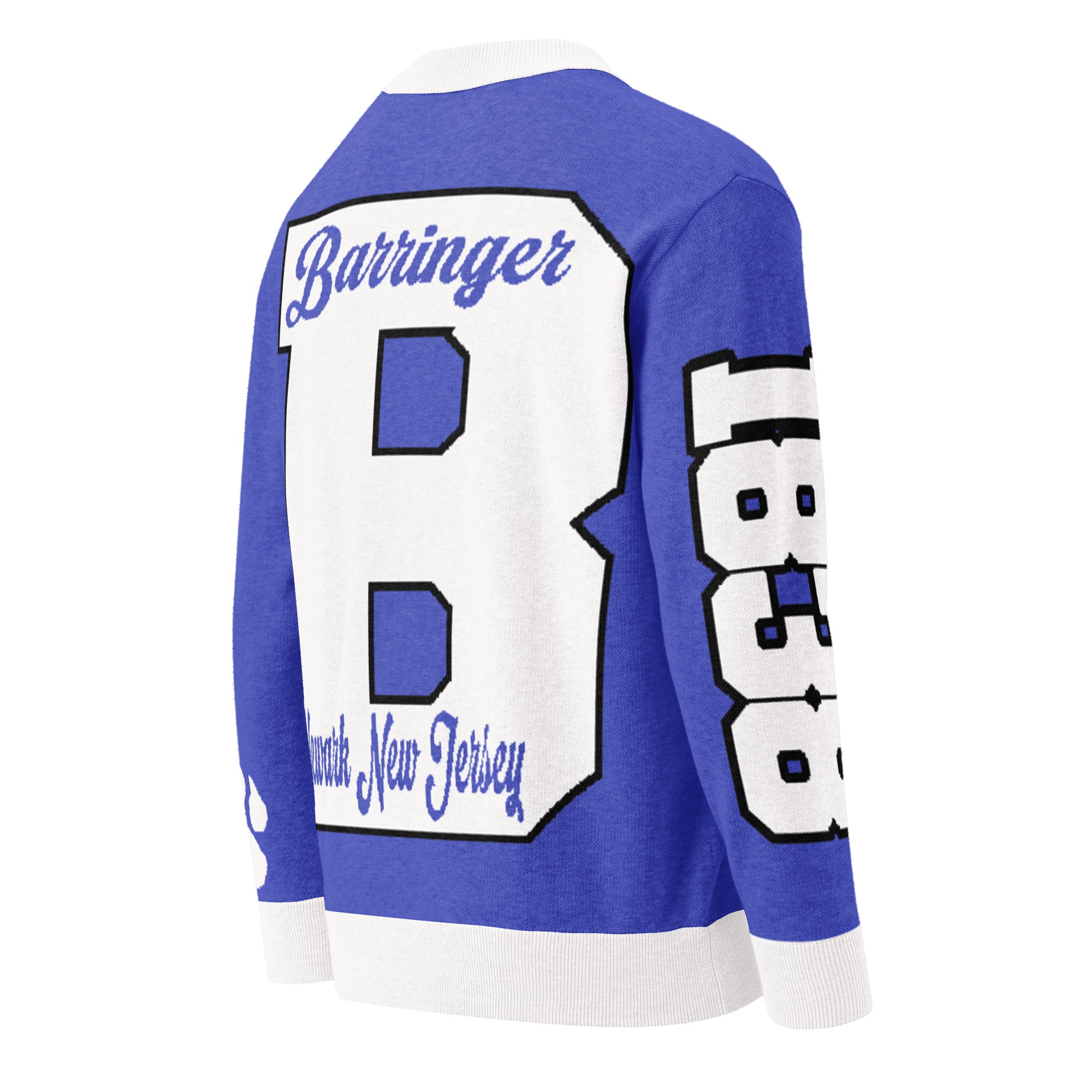 Barringer High School Letterman Knitted Cardigan