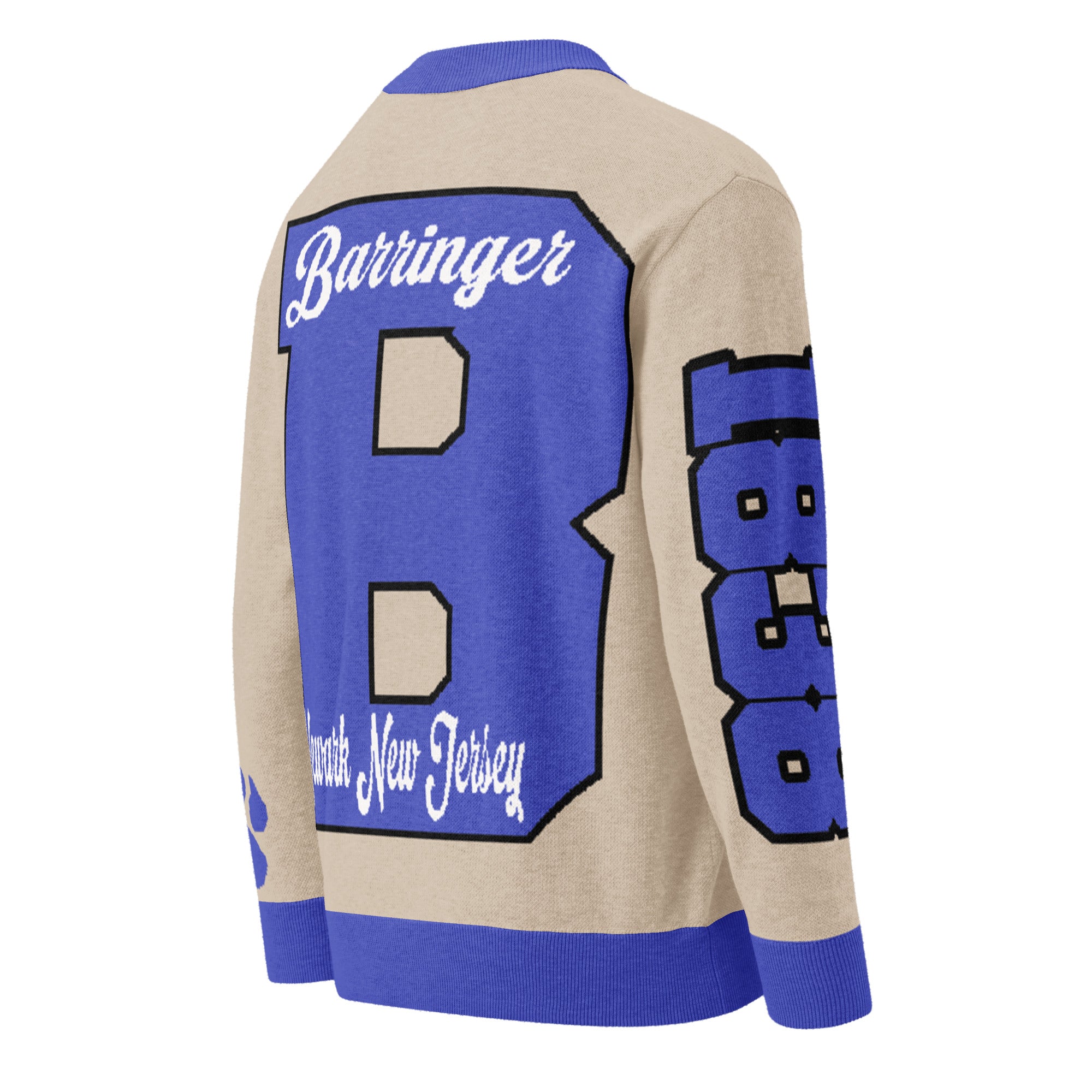 Barringer High School Letterman Knitted Cardigan