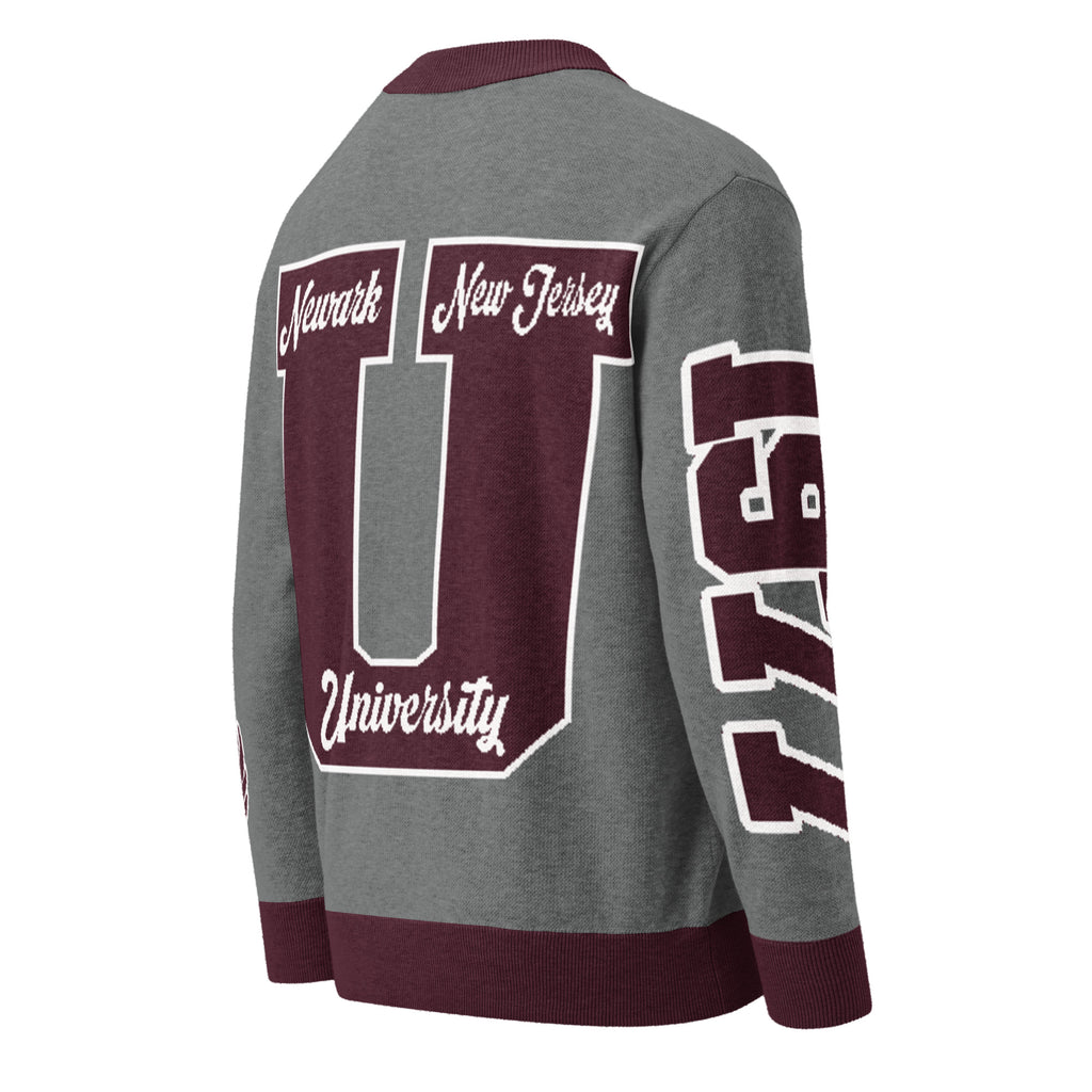 University High School Letterman Knitted Cardigan