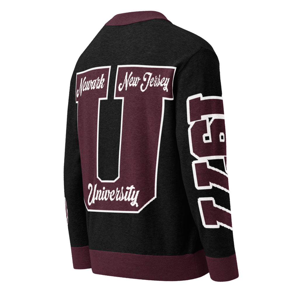 University High School Letterman Knitted Cardigan