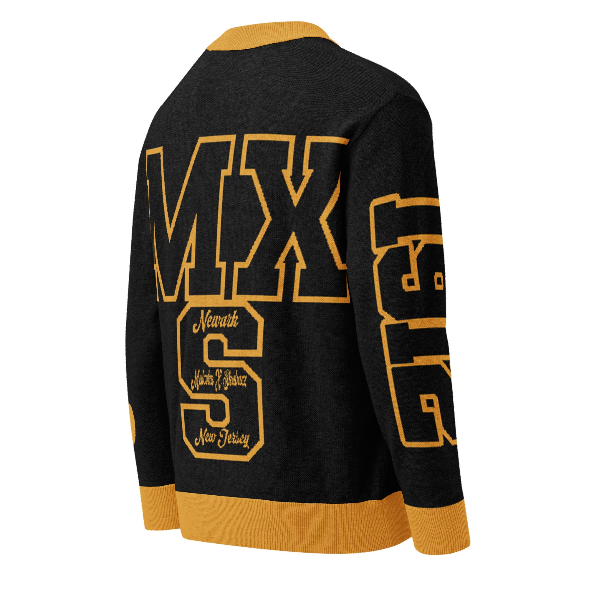 Malcolm X Shabazz High School Letterman Knitted Cardigan