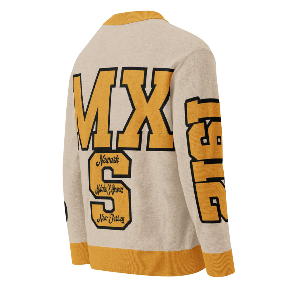 Malcolm X Shabazz High School Letterman Knitted Cardigan