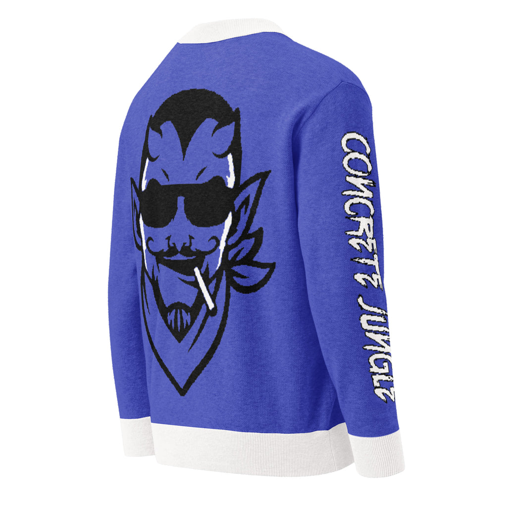 Blue Devils x Concrete Jungle Knitted Cardigan