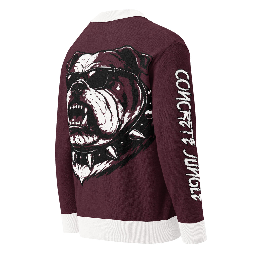 The Bulldog x Concrete Jungle Knitted Cardigan