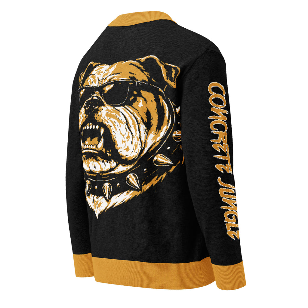 The Bulldog x Concrete Jungle Knitted Cardigan