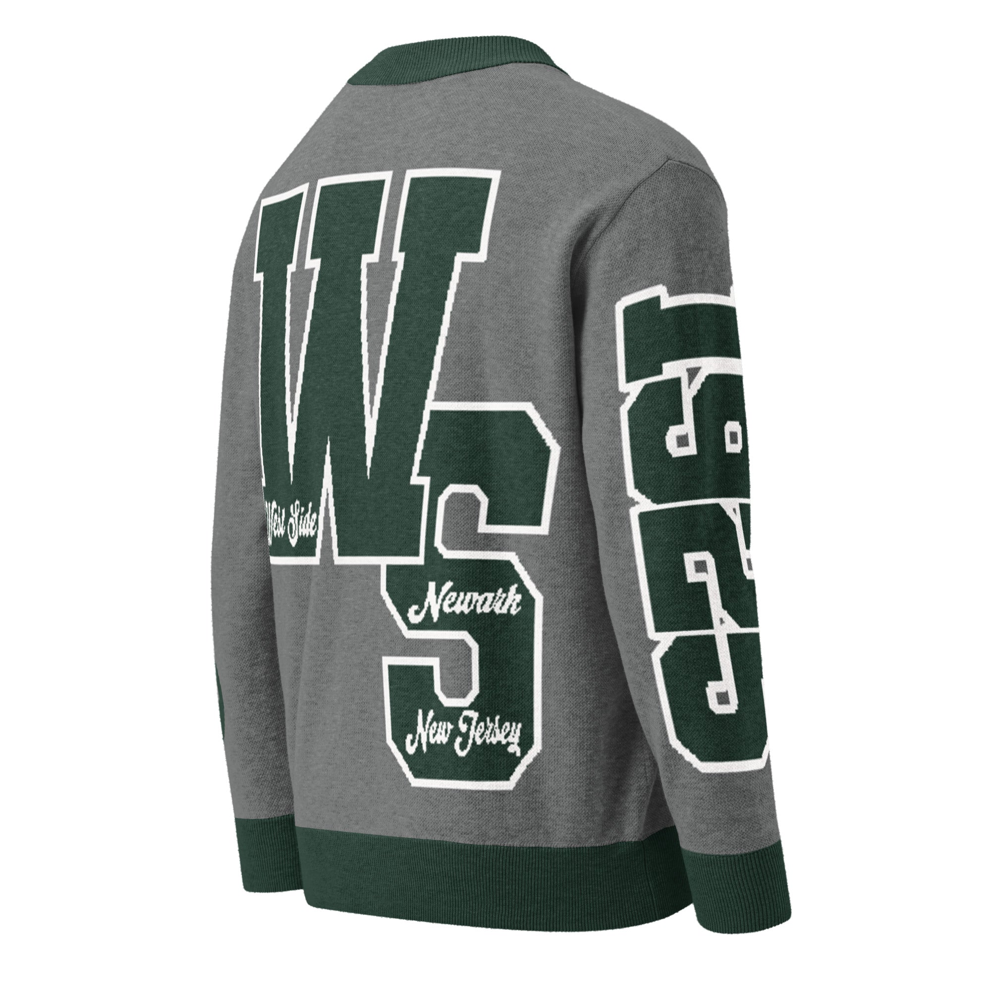 West Side High School Letterman Knitted Cardigan