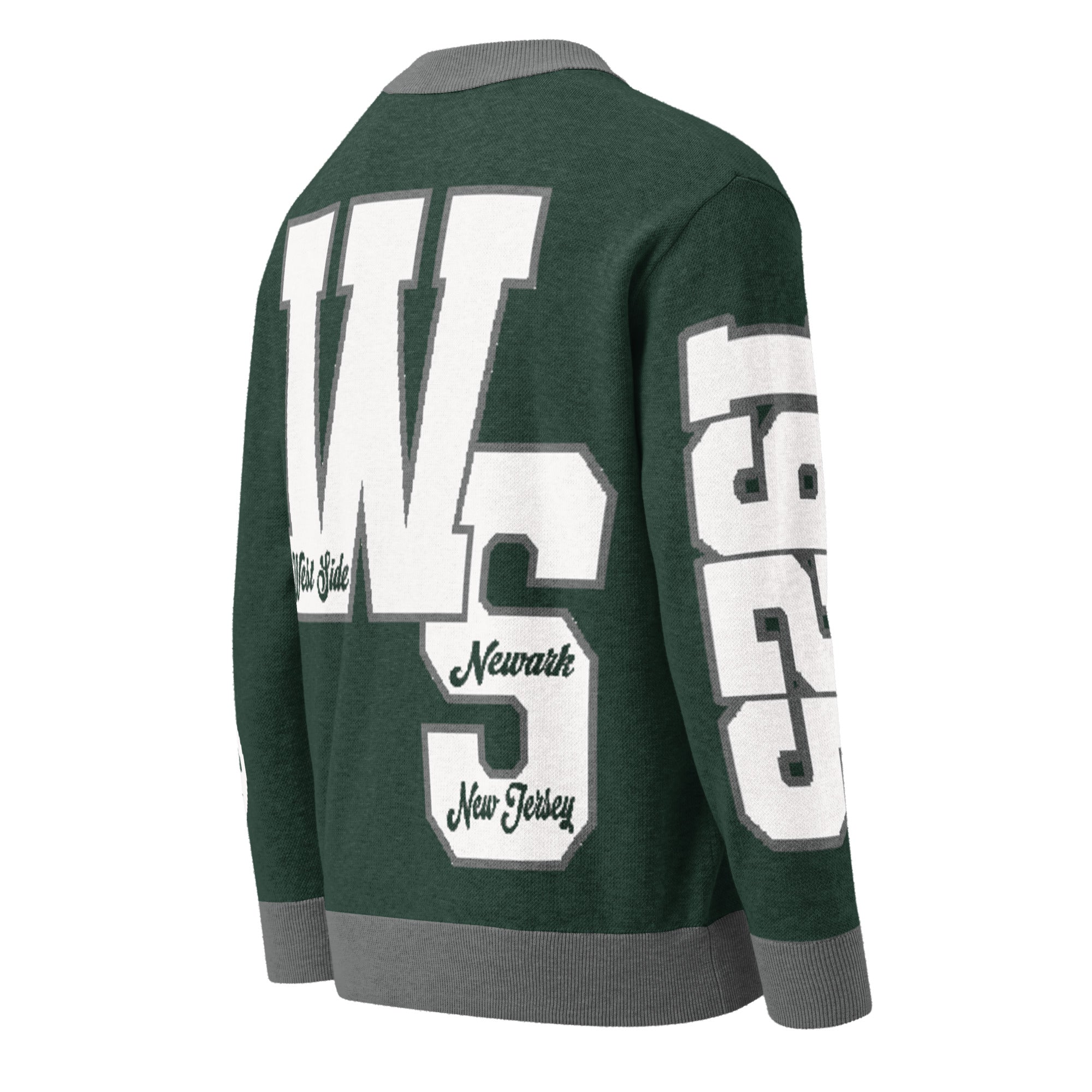 West Side High School Letterman Knitted Cardigan