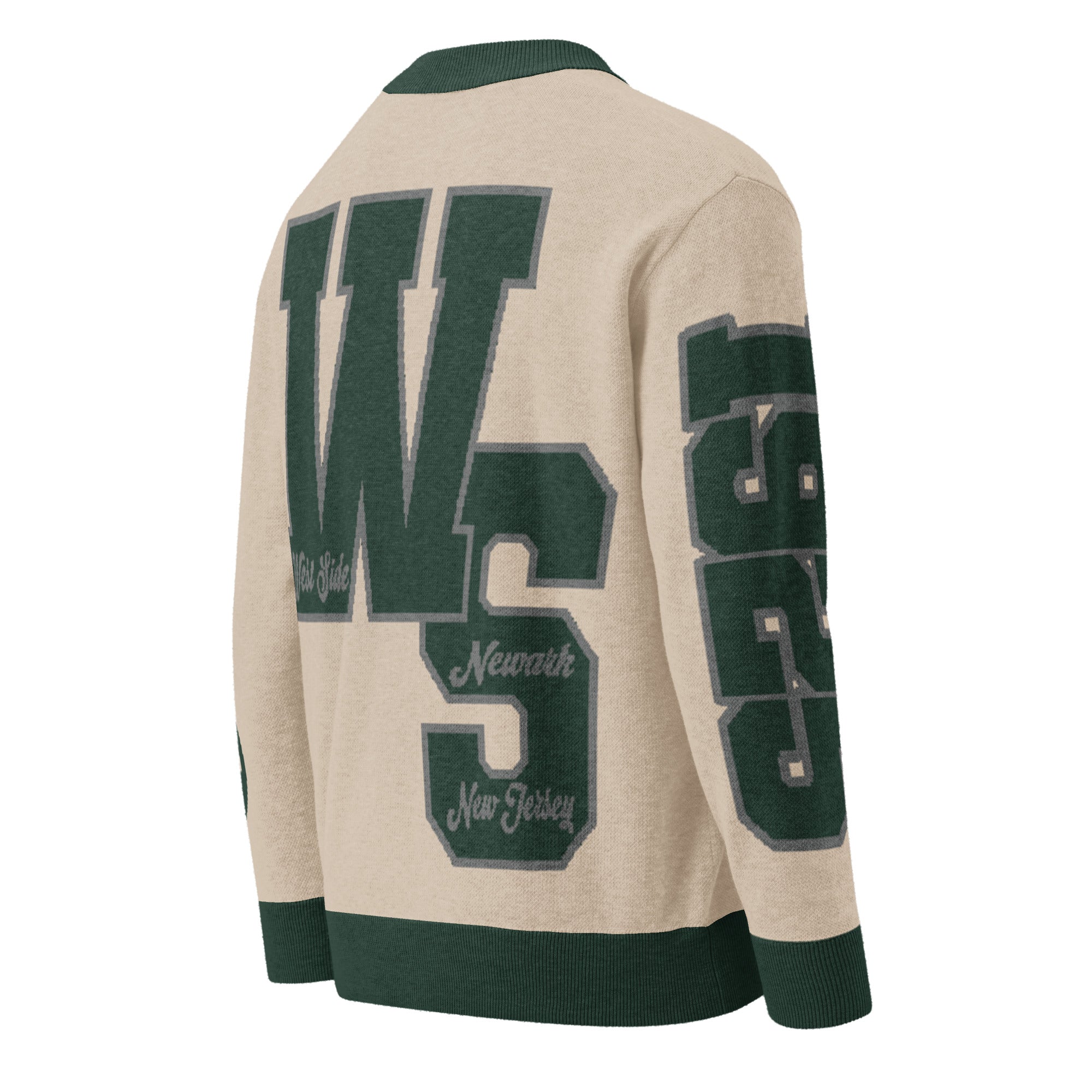 West Side High School Letterman Knitted Cardigan