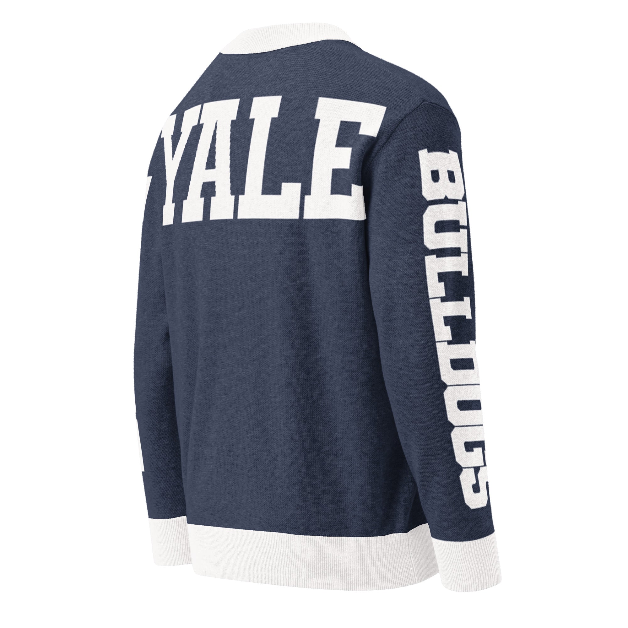 Yale University Retro Varsity Knitted Cardigan