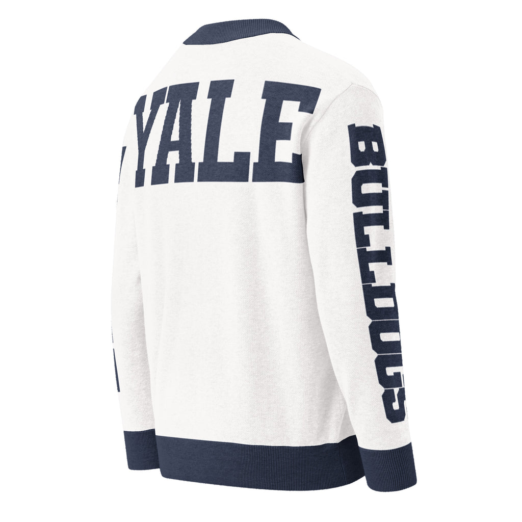 Yale University Retro Varsity Knitted Cardigan