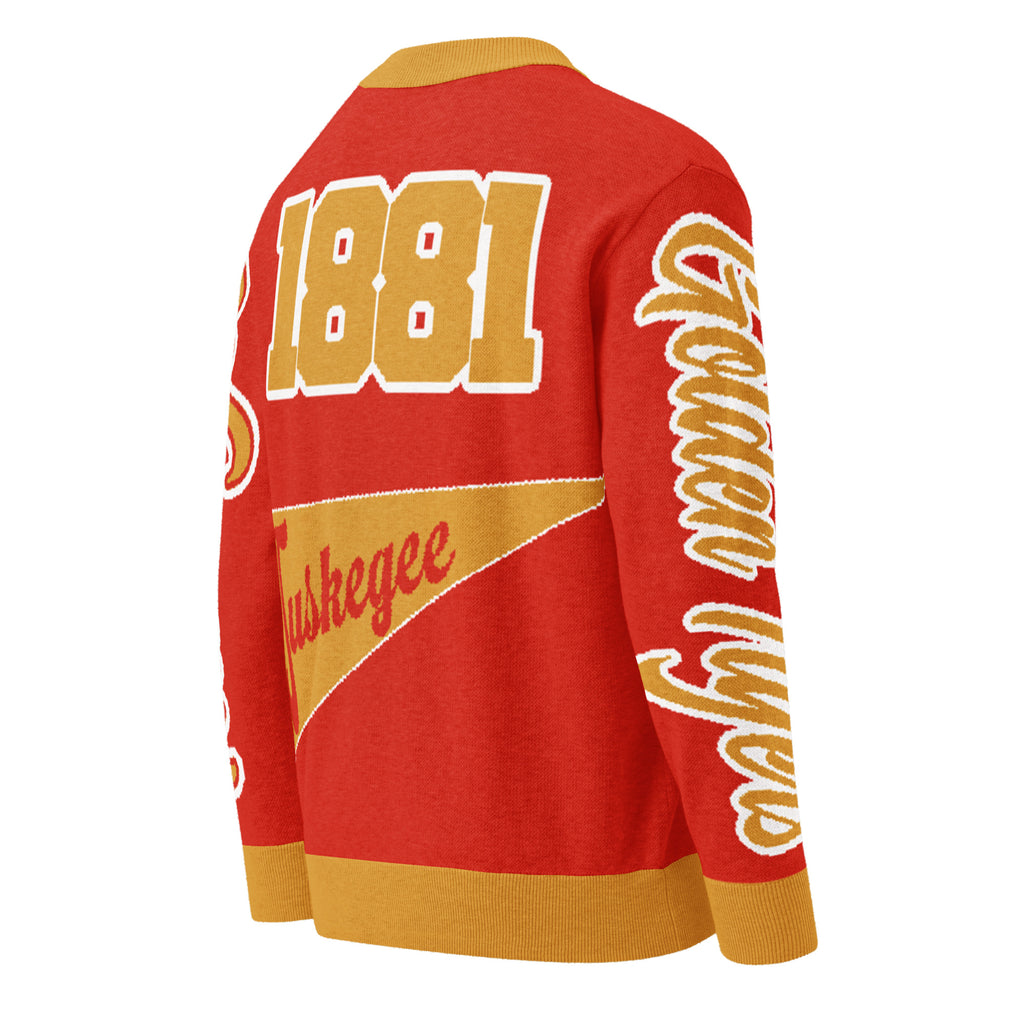Tuskegee University Knitted Cardigan