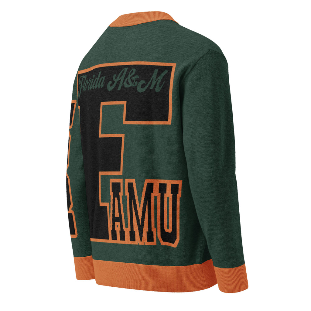 Florida A&M Varsity Unisex Knitted Cardigan