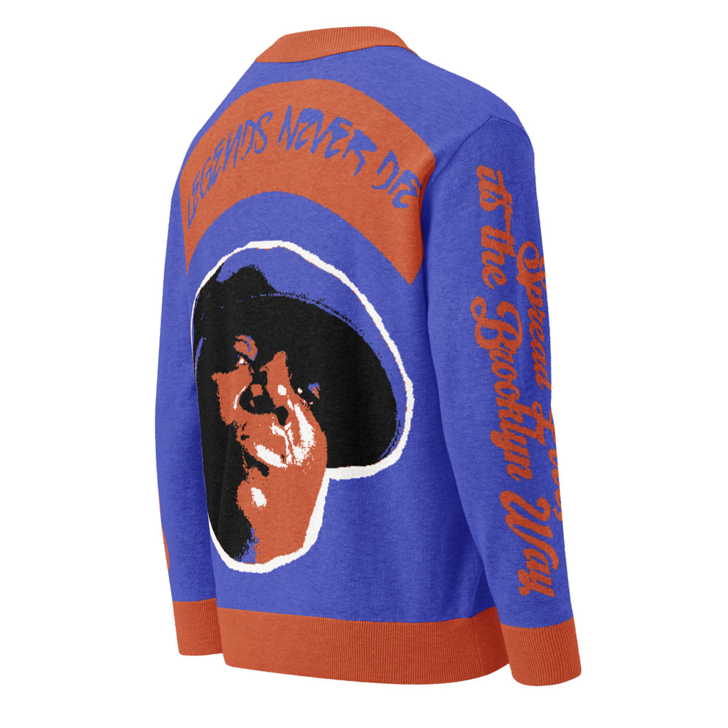 Biggie x Legends Never Die Knitted Cardigan